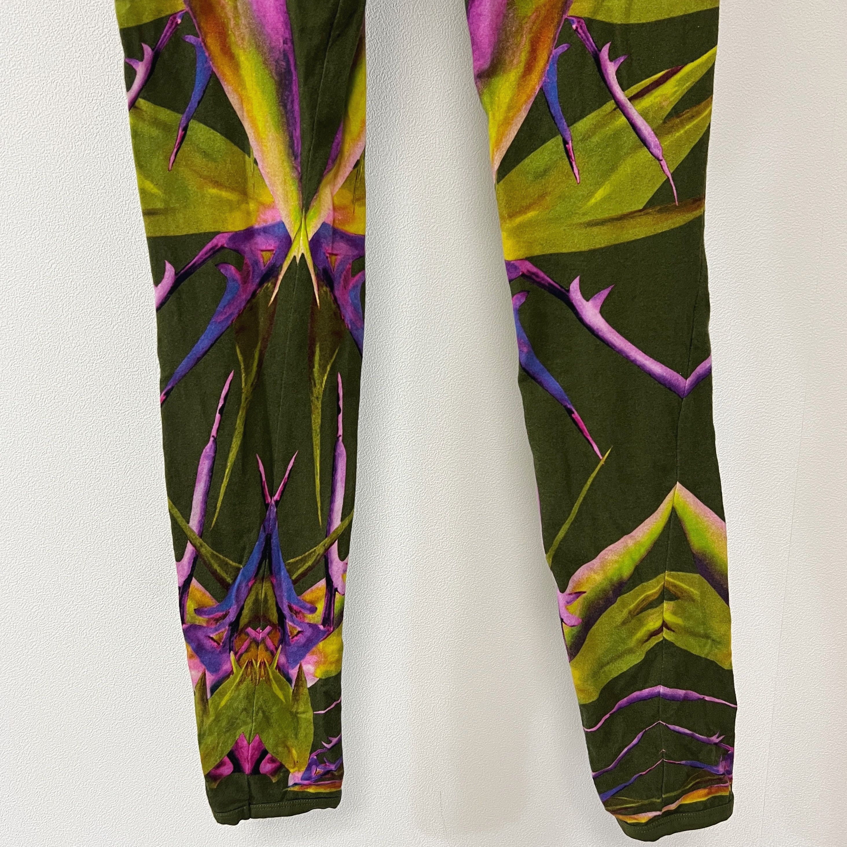 Givenchy GIVENCHY 12SS Birds of Paradise Leggings Green Size 27" / US 4 / IT 40 - 4 Thumbnail