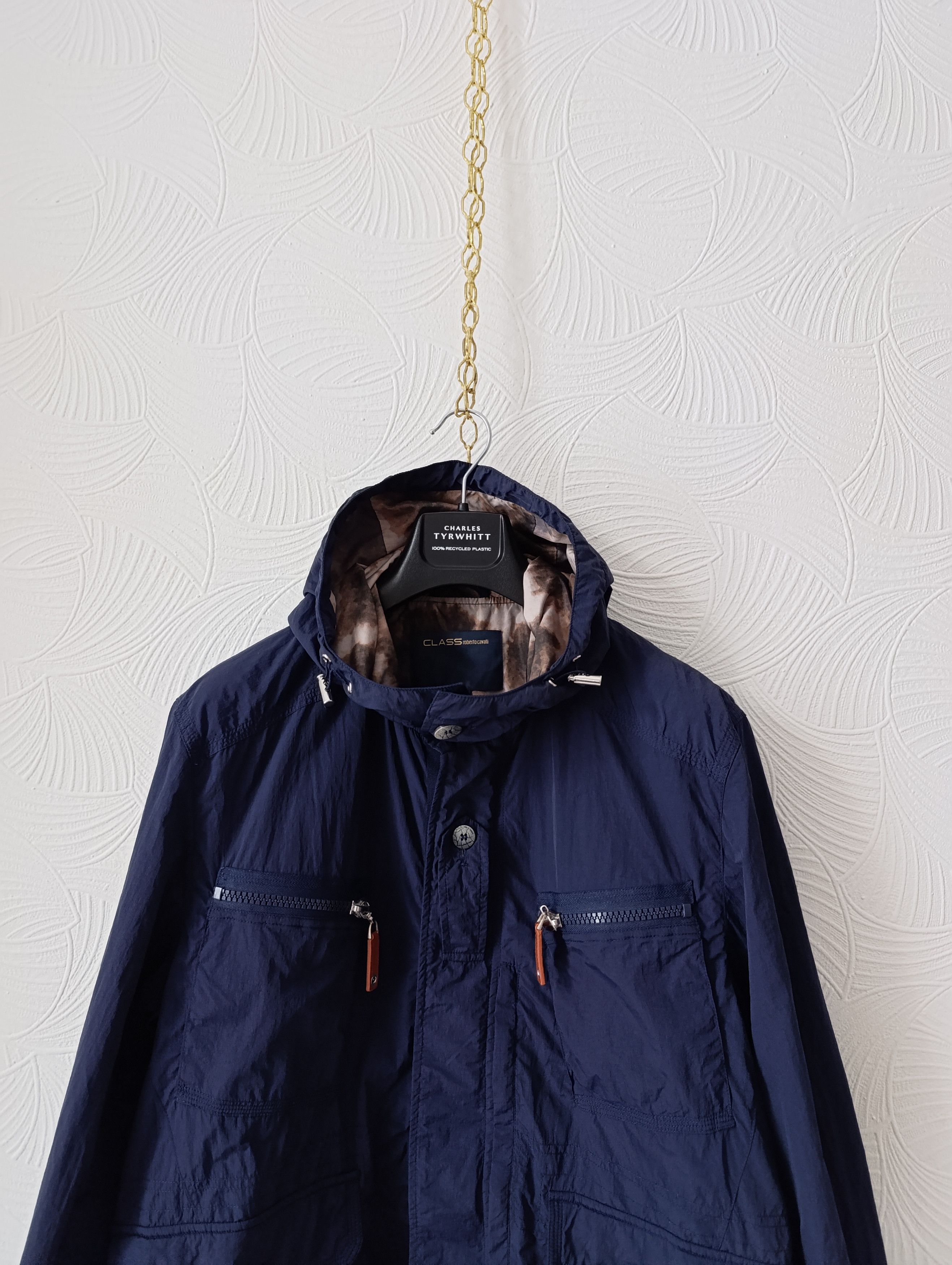 Roberto Cavalli ROBERTO CAVALLI CLASS NYLON MULTIPOCKET JACKET Size US L / EU 52-54 / 3 - 2 Thumbnail