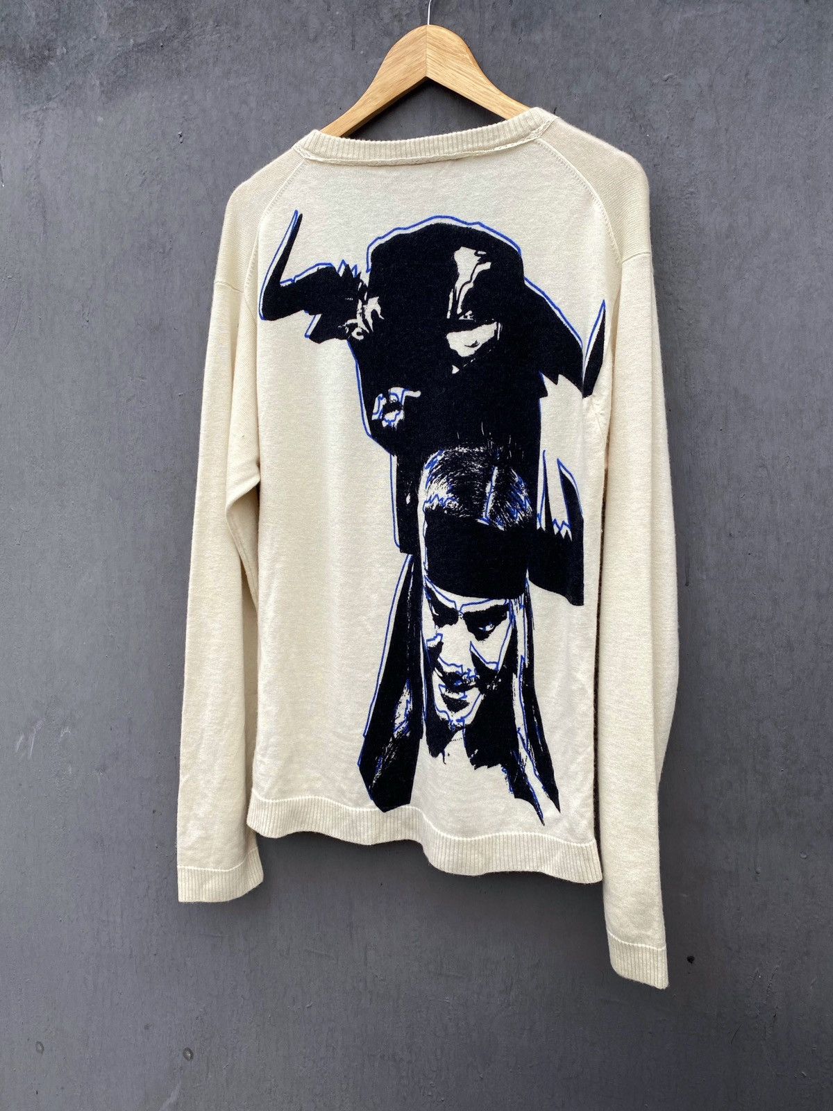 John Galliano × Vintage John Galliano wool cardigan back two face print size L Rare Size US L / EU 52-54 / 3 - 2 Thumbnail