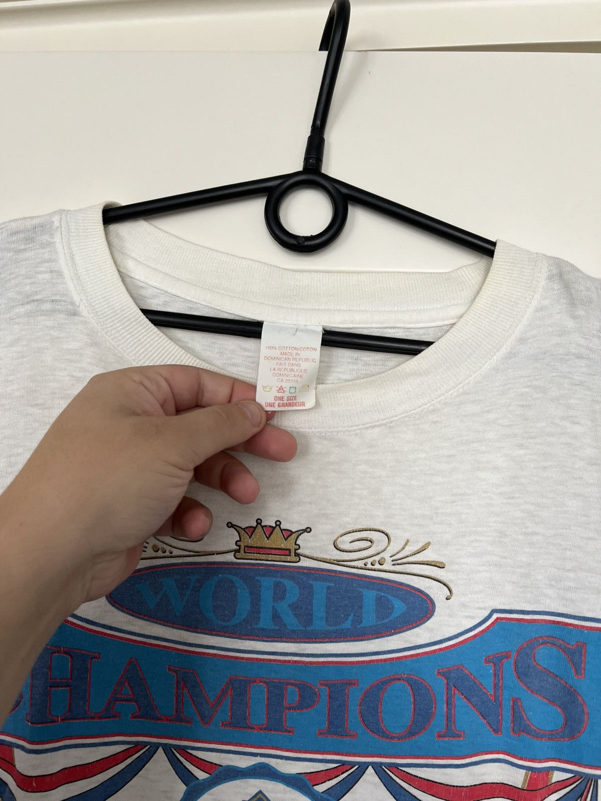 MLB Vintage 1992 Toronto Blue Jays Champions T-Shirt MLB Size US XL / EU 56 / 4 - 10 Thumbnail