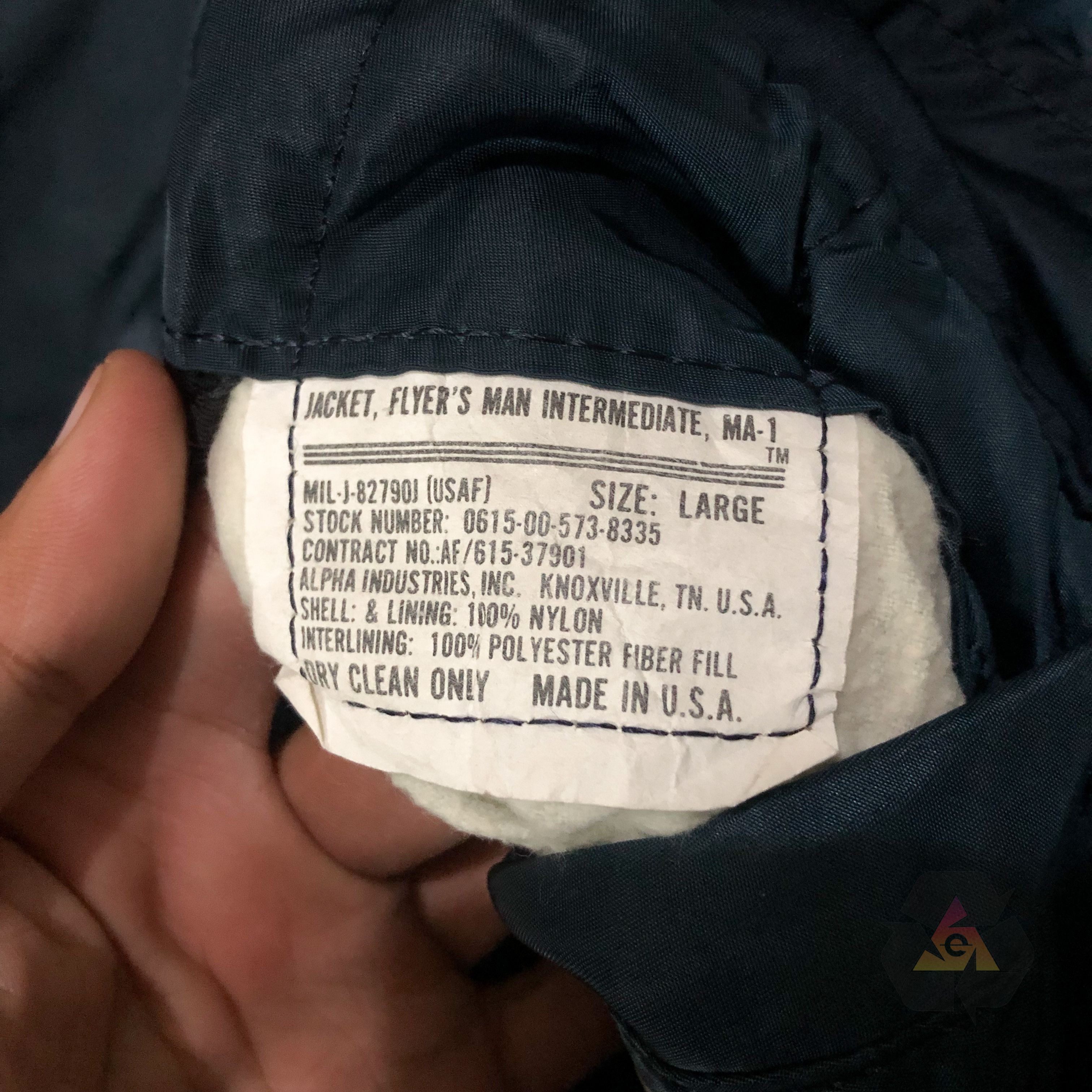 Alpha Industries Vintage Alpha Industries Flayer's Mil-J-82790J USAF MA-1 Size US L / EU 52-54 / 3 - 13 Thumbnail