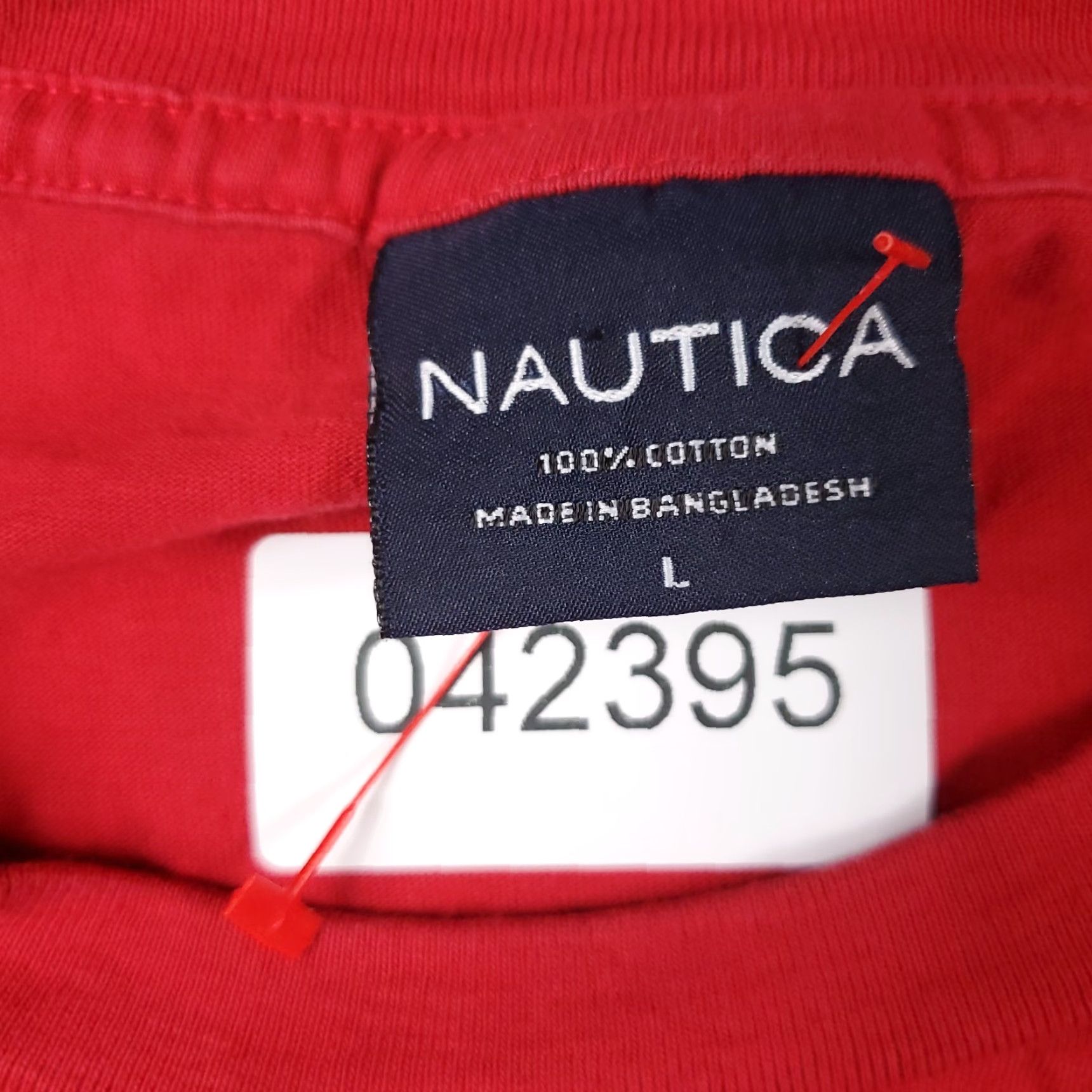 Nautica Nautica T Shirt Mens Size L Red Short Sleeve Crew Neck Casual Logo Size US L / EU 52-54 / 3 - 7 Thumbnail