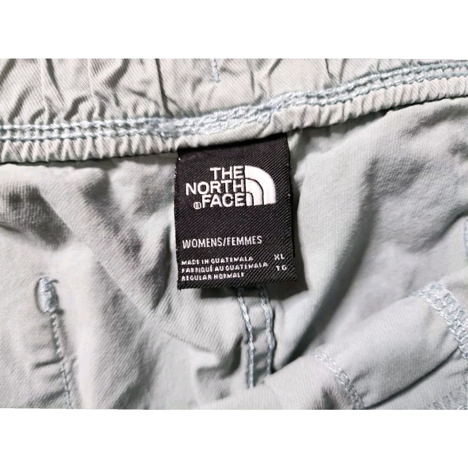 The North Face The North Face Womens XL Blue Cotton Chino Shorts Elastic Waist Size 40" / US 18 - 4 Thumbnail