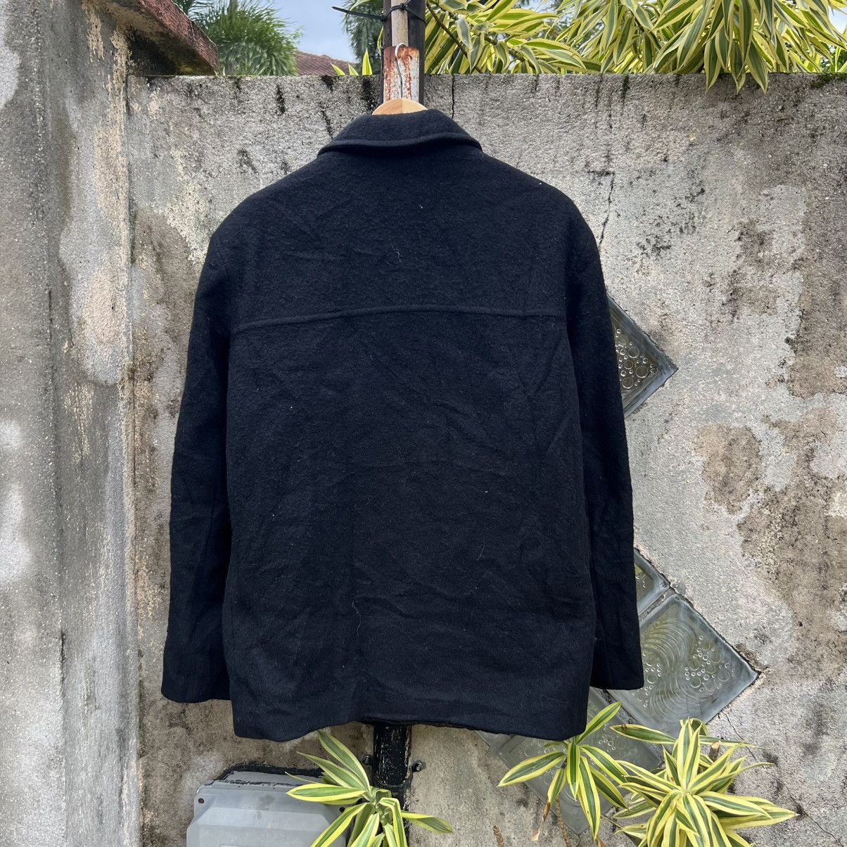 agnes b. “AGNES B.” ZIP UP BLACK WOOL JACKET Size US XL / EU 56 / 4 - 6 Thumbnail