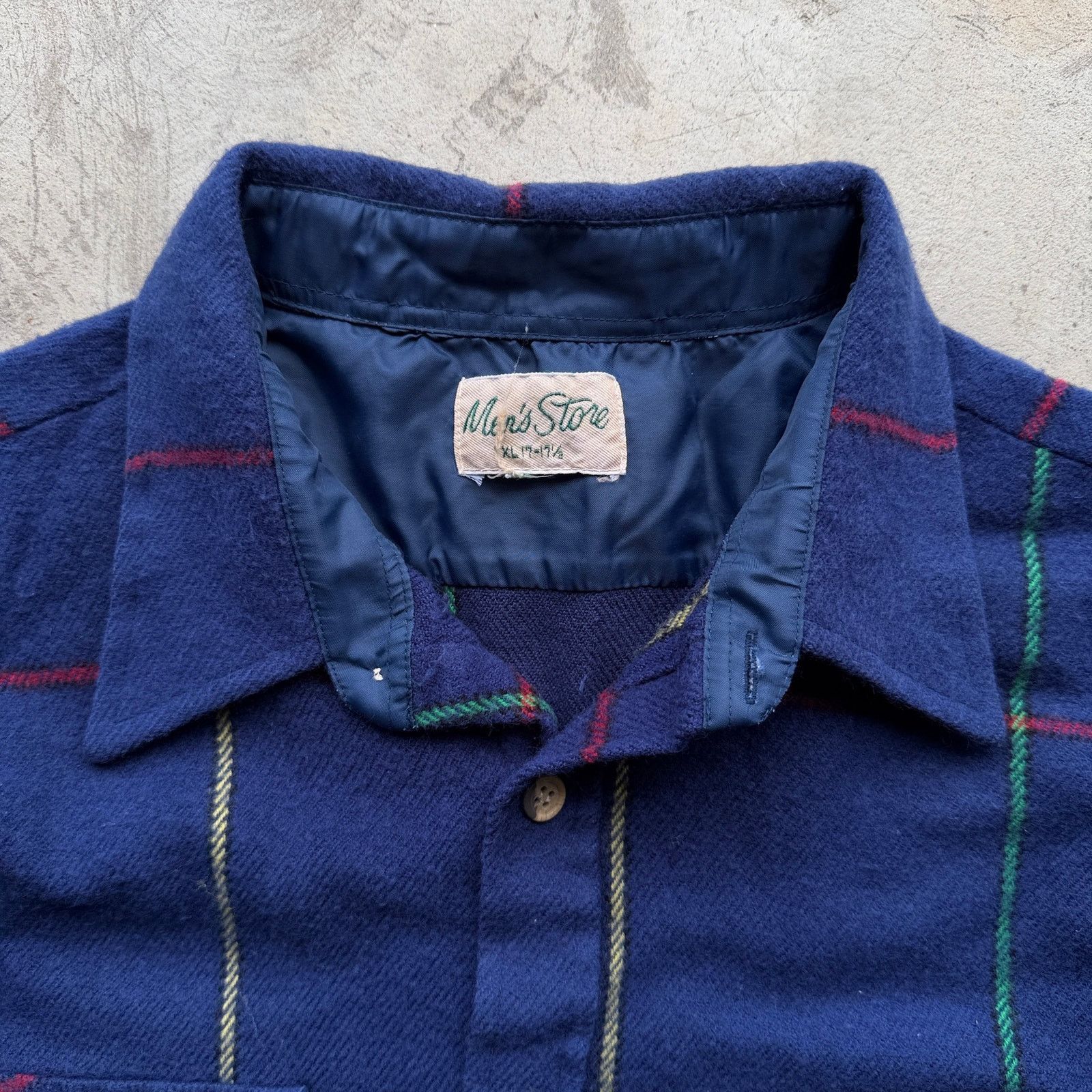 Other Vintage 80s Plaid Wool Flannel Button Up Shirt Size US L / EU 52-54 / 3 - 2 Thumbnail