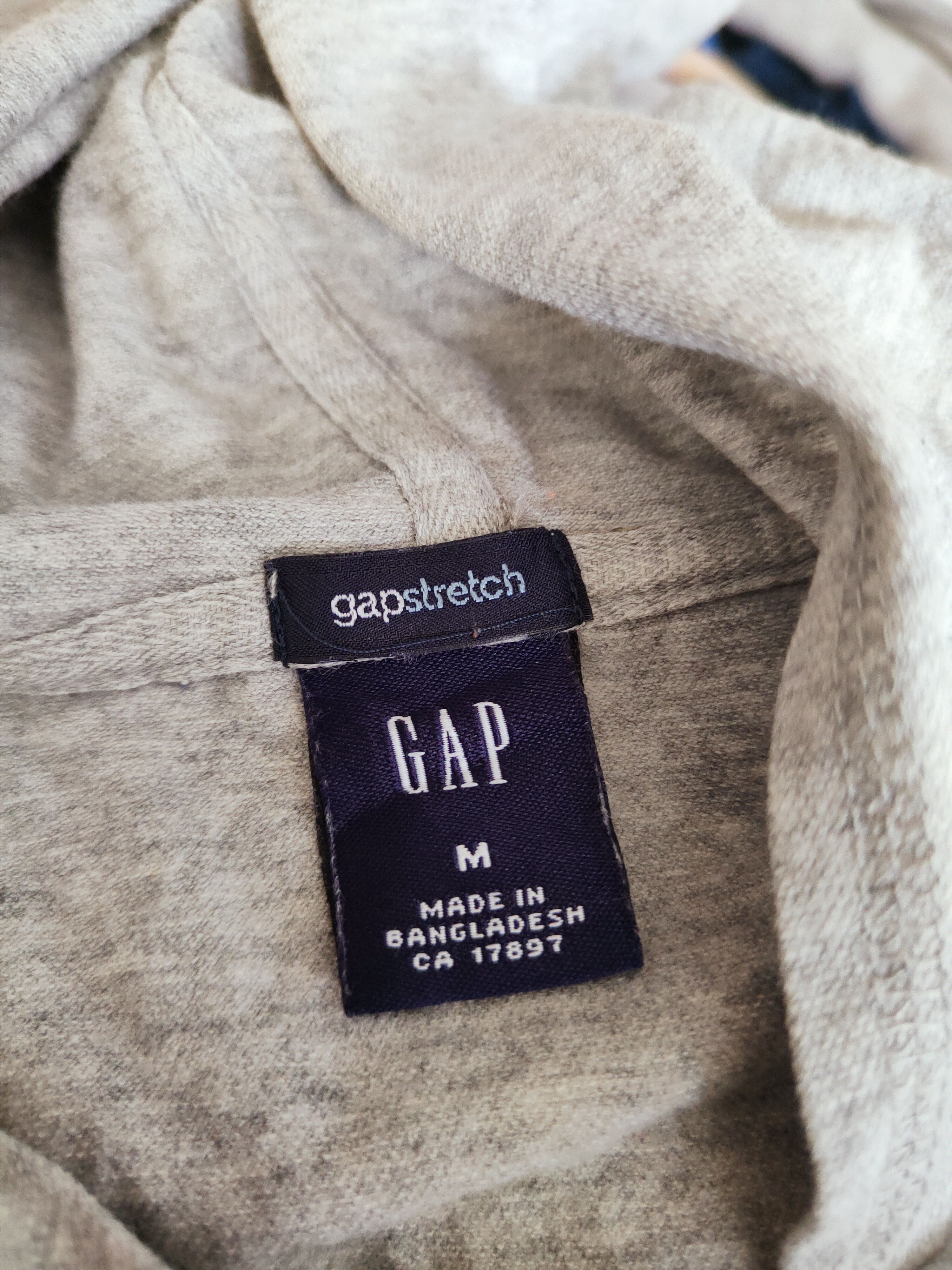 Gap × Vintage Vintage 💥 Gap Gray Hoodie Sweaters Size M / US 6-8 / IT 42-44 - 11 Thumbnail