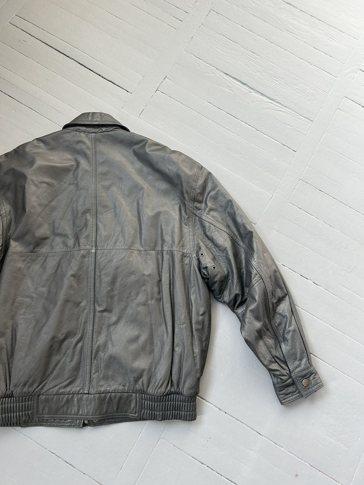 Other Leather bomber jacket vintage Size US M / EU 48-50 / 2 - 7 Thumbnail