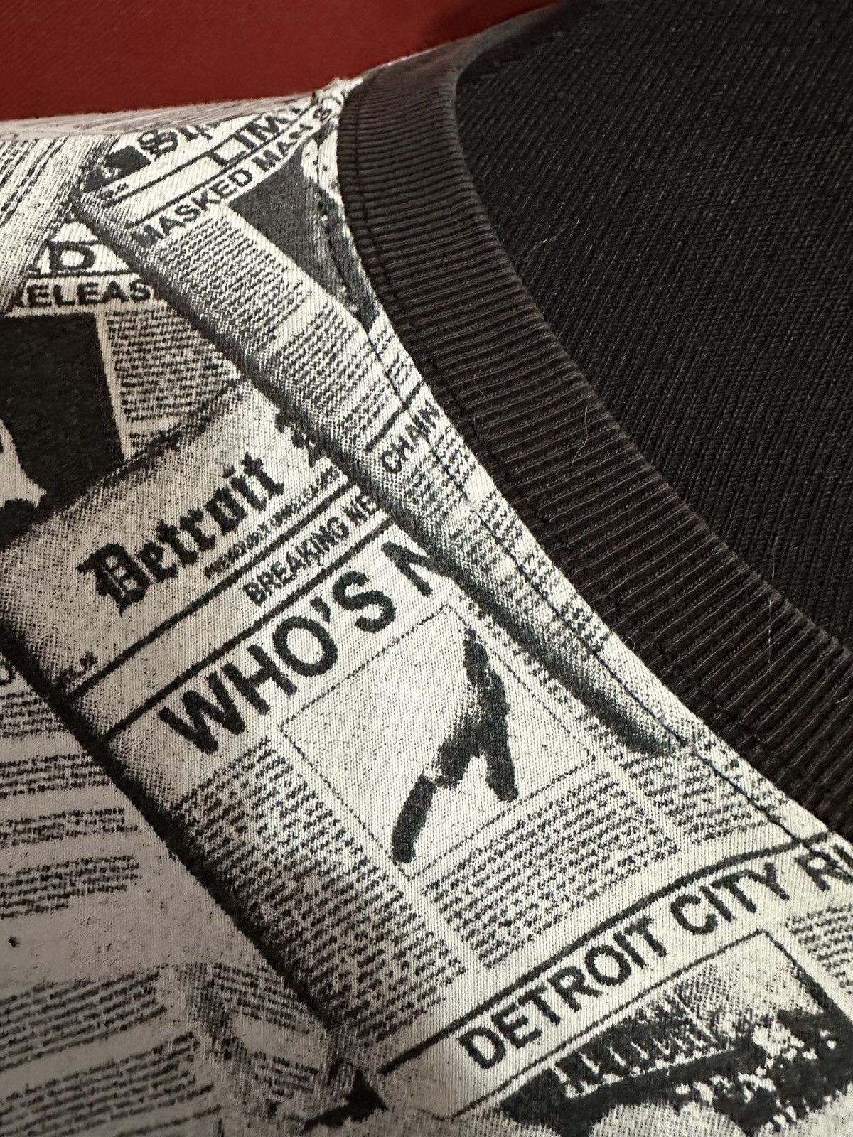 Rap Tees × Shady Ltd Eminem Newspaper Headline Tshirt Y2K All Over Print Rap Tee Size US M / EU 48-50 / 2 - 6 Thumbnail