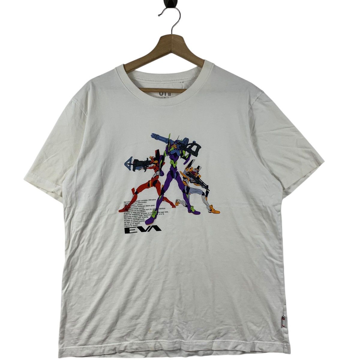 Uniqlo EVANGELION x UNIQLO Neon Genesis Eva Team Tee Shirt Top Size XL / US 12-14 / IT 48-50 - 3 Thumbnail