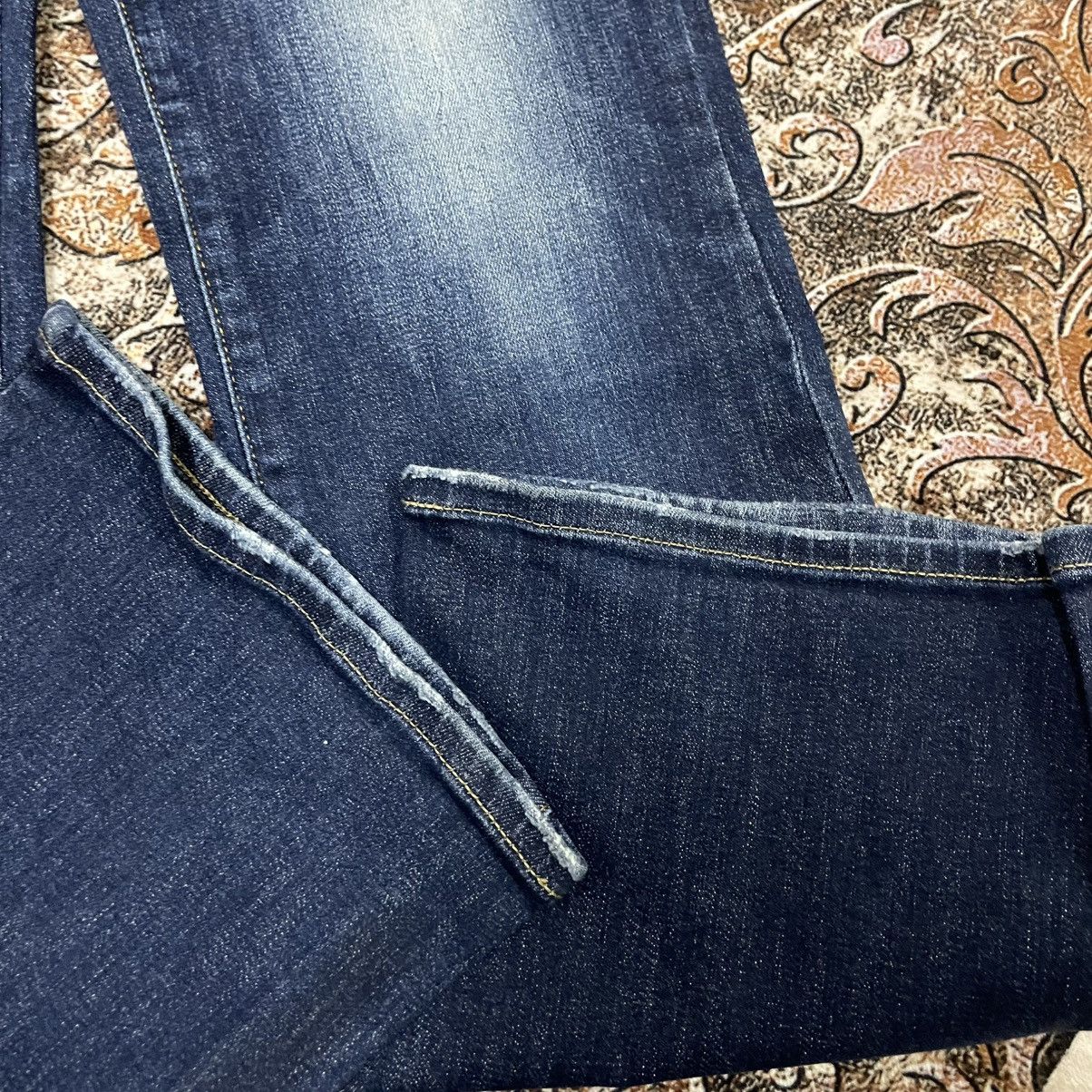 Edwin 🔥Vintage Edwin Black Tab Stoned Washed Distress Flare Jeans Size US 31 - 7 Thumbnail