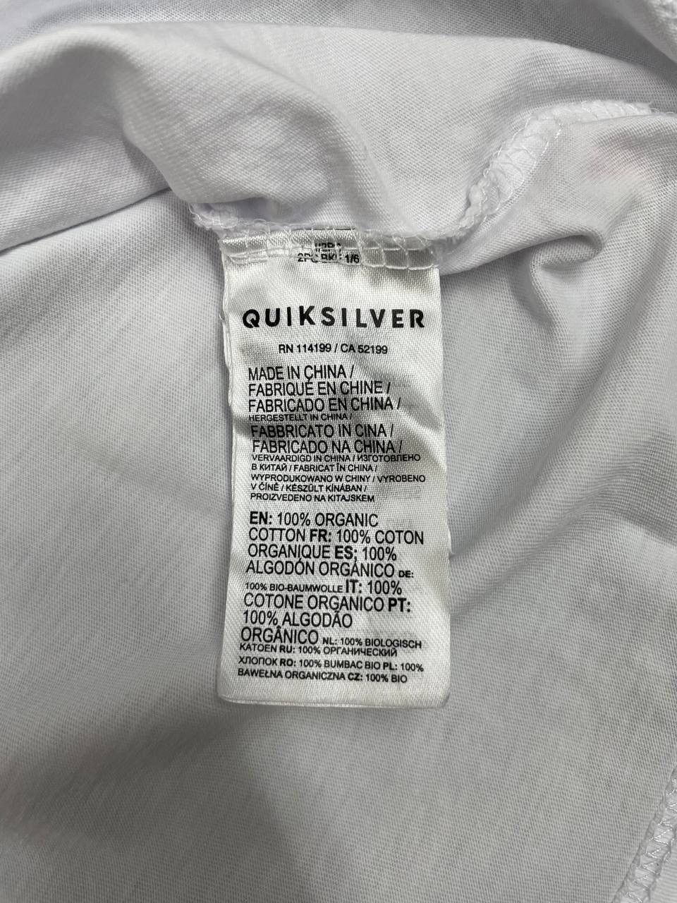 Quiksilver Quiksilver Men Cotton T-Shirt White Size M Size US M / EU 48-50 / 2 - 8 Thumbnail