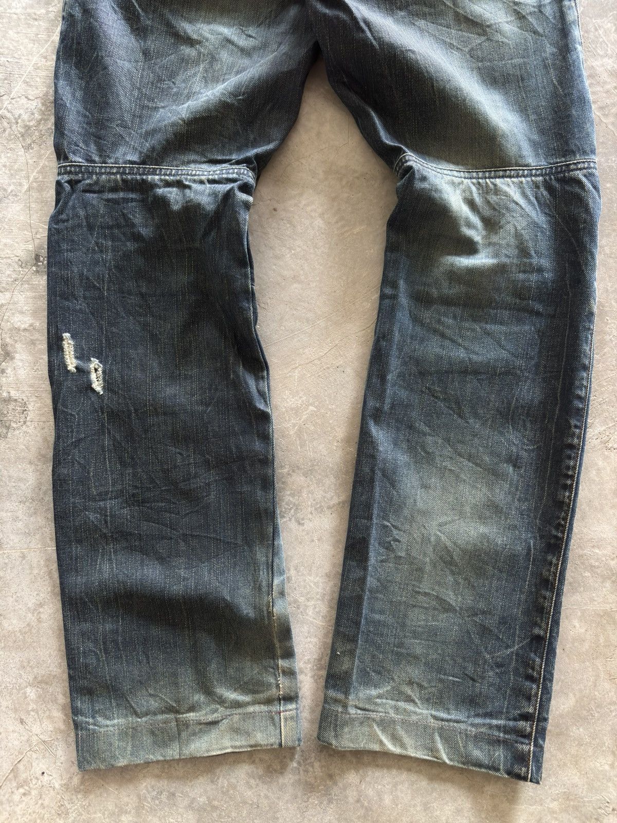 Marithe + Francois Girbaud MARITHE FRANCOIS GIRBAUD MFG biker jeans distressed vintage Size US 30 / EU 46 - 22 Thumbnail