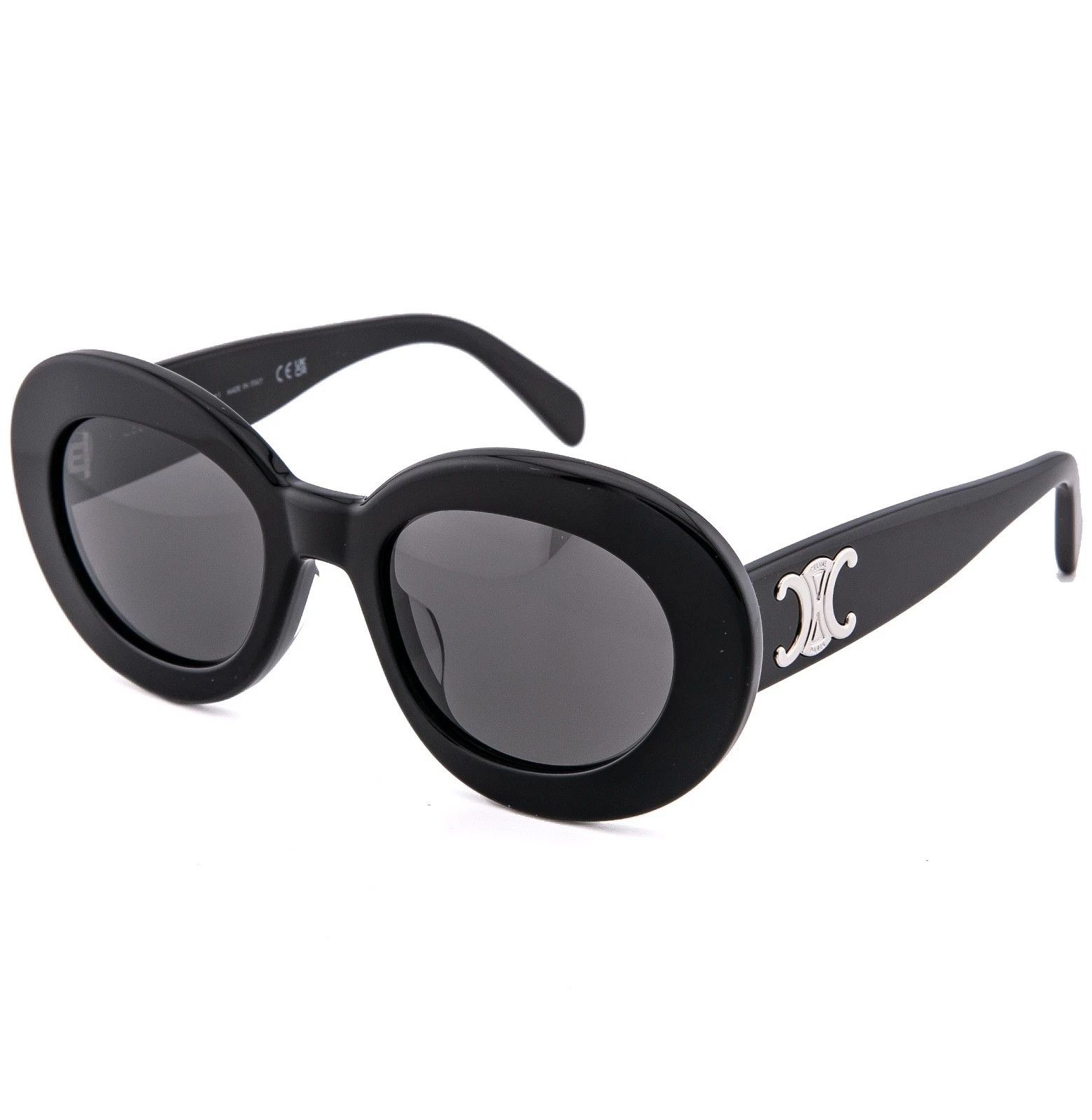 Celine CELINE CL40312U 40312 TRIOMPHE Paris Black Sunglass 01A Size ONE SIZE - 3 Thumbnail