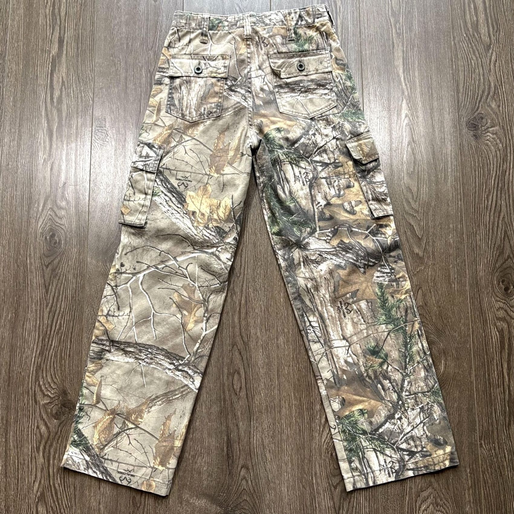 Realtree Vintage Realtree Camo Camouflage Cargo Pants 28x28 Brown Twill Hunting Pockets Size 28" / US 6 / IT 42 - 5 Thumbnail