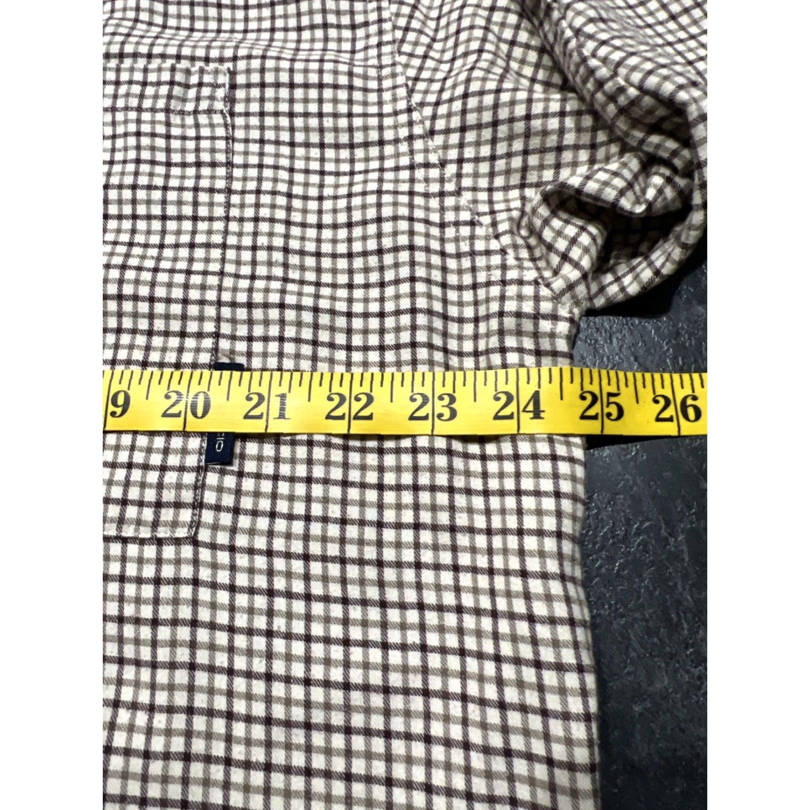 ExOfficio VINTAGE ExOfficio Men’s Shirt Long Sleeve Beige Plaid Button-Down XL Travel Size US XL / EU 56 / 4 - 7 Thumbnail
