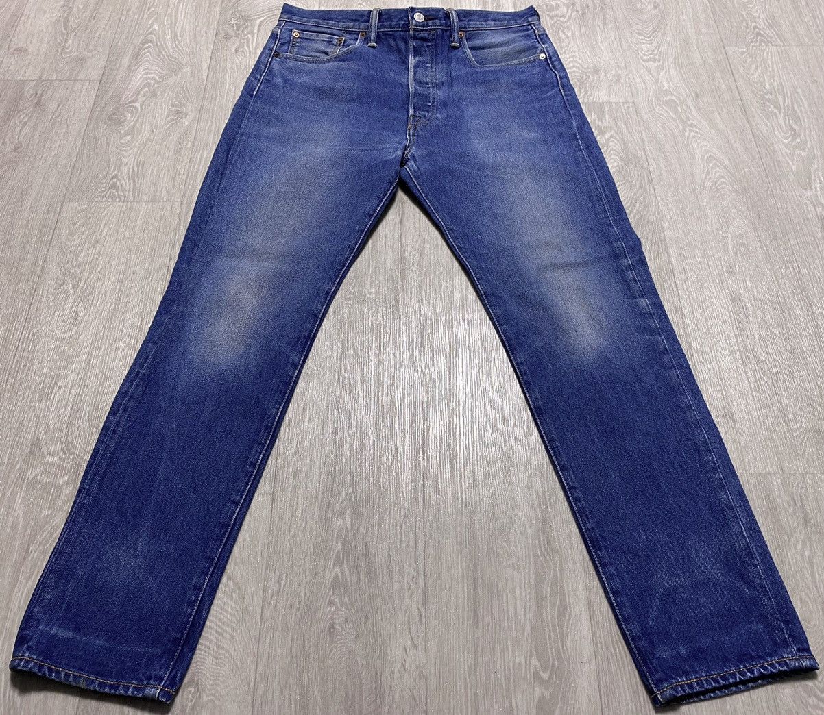 Levi's Vintage Clothing Levi’s 501 CT Customized Tapered Washed Heritage Denim Jeans Size US 33 - 8 Thumbnail