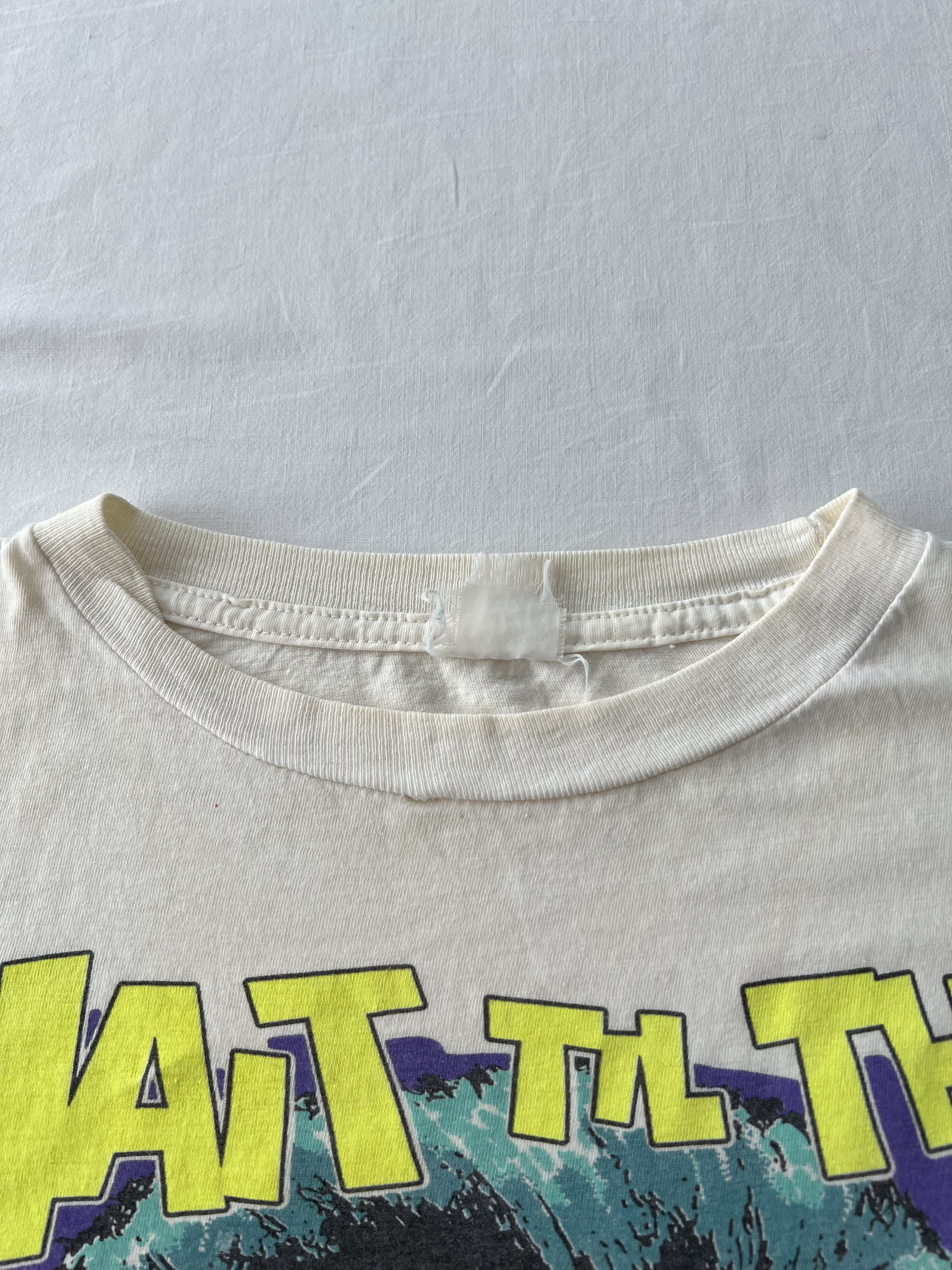 DC Comics Vintage 1989 Joker Jack Nicholson Batman Movie White T-shirt Size US XL / EU 56 / 4 - 17 Thumbnail