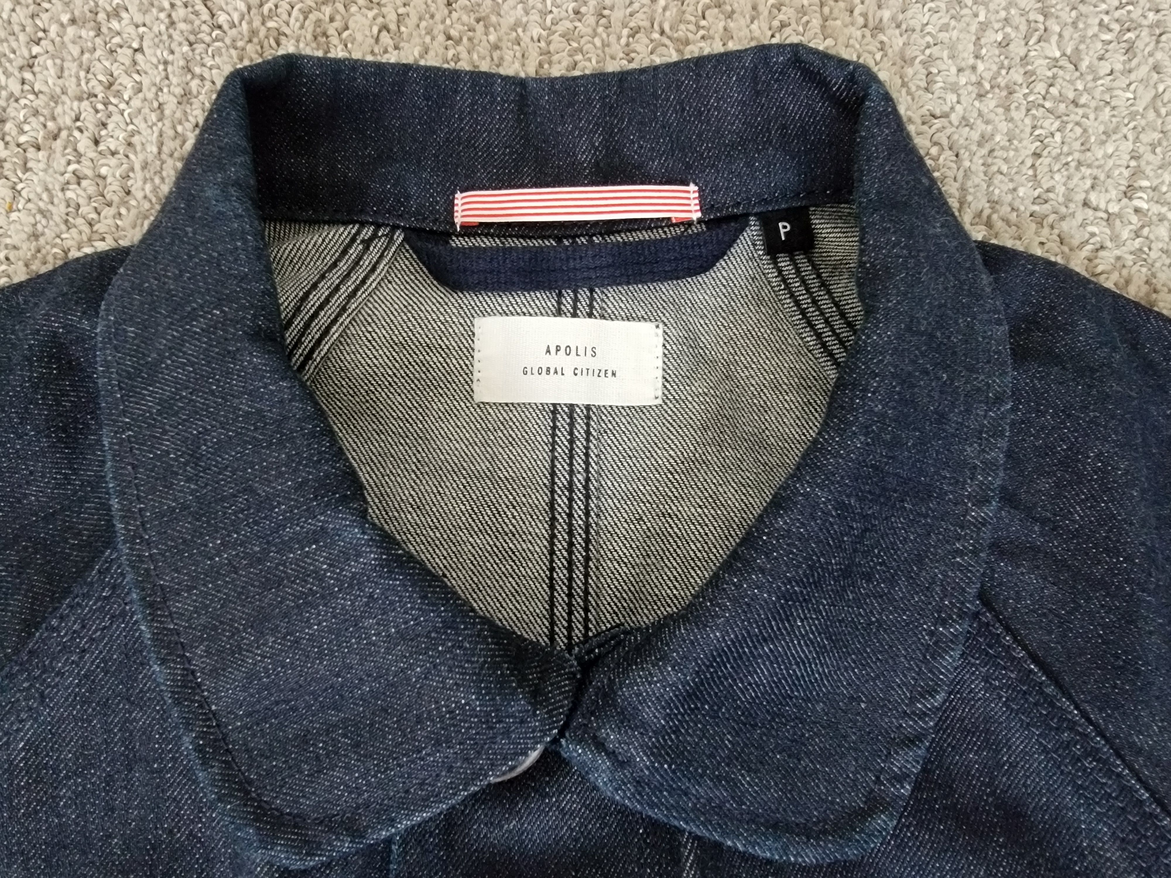 Apolis APOLIS x Huckberry Selvage Denim Chore Jacket - Size XS Size US XS / EU 42 / 0 - 5 Thumbnail