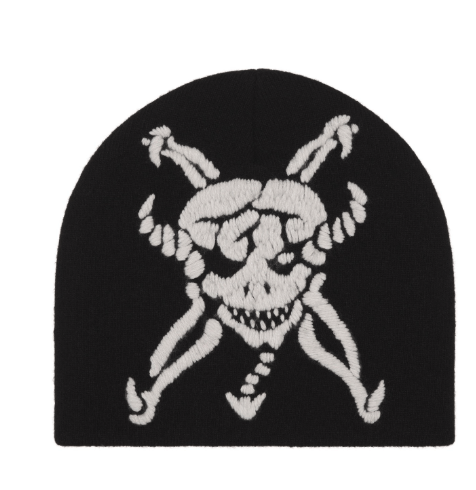 Supreme × Yohji Yamamoto Supreme Y's Skull Beanie Black Yohji Yammamoto Size ONE SIZE - 1 Thumbnail