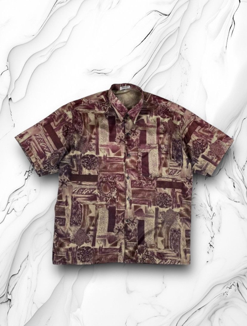 Japanese Brand Mens Crazy Shirt Hawaii Thai Silk Size XXXL Size US XXL / EU 58 / 5 - 1 Thumbnail
