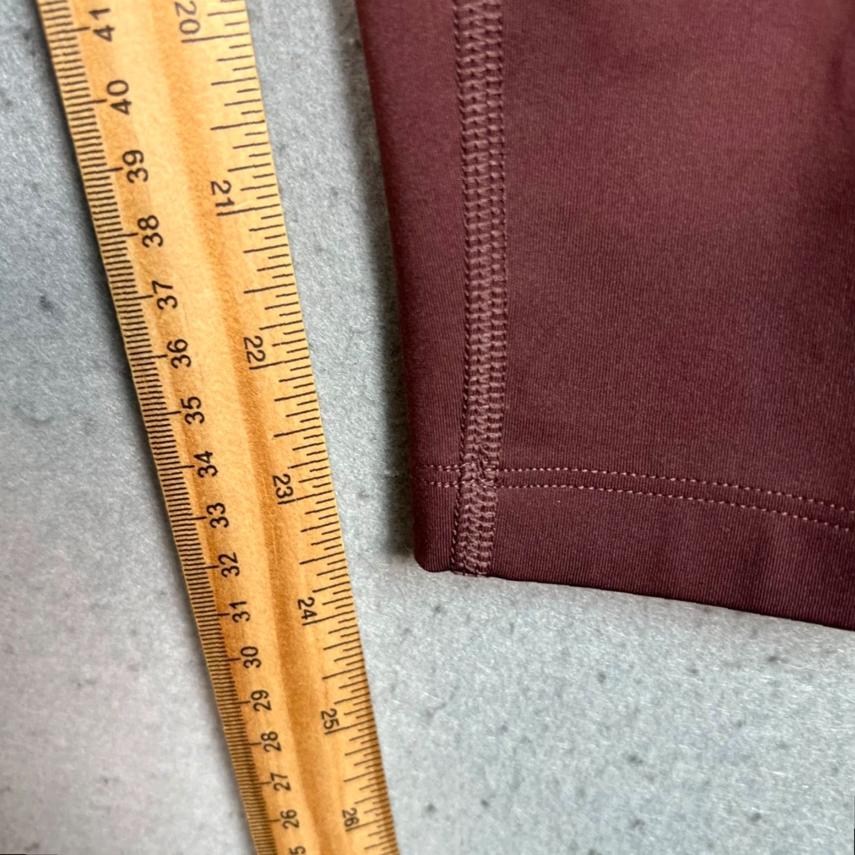 Girlfriend Collective Girlfriend Collective Womens XS High-Waisted Leggings Maroon Red Compression Polyester Spandex Recycled Polyester Activewear Size 26" / US 2 / IT 38 - 7 Thumbnail