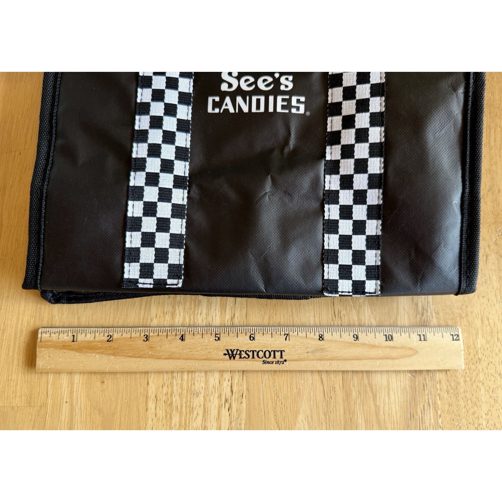 Other See’s Candy Black Soft Sided Reusable Cooler Zippered Bag Size ONE SIZE - 3 Thumbnail