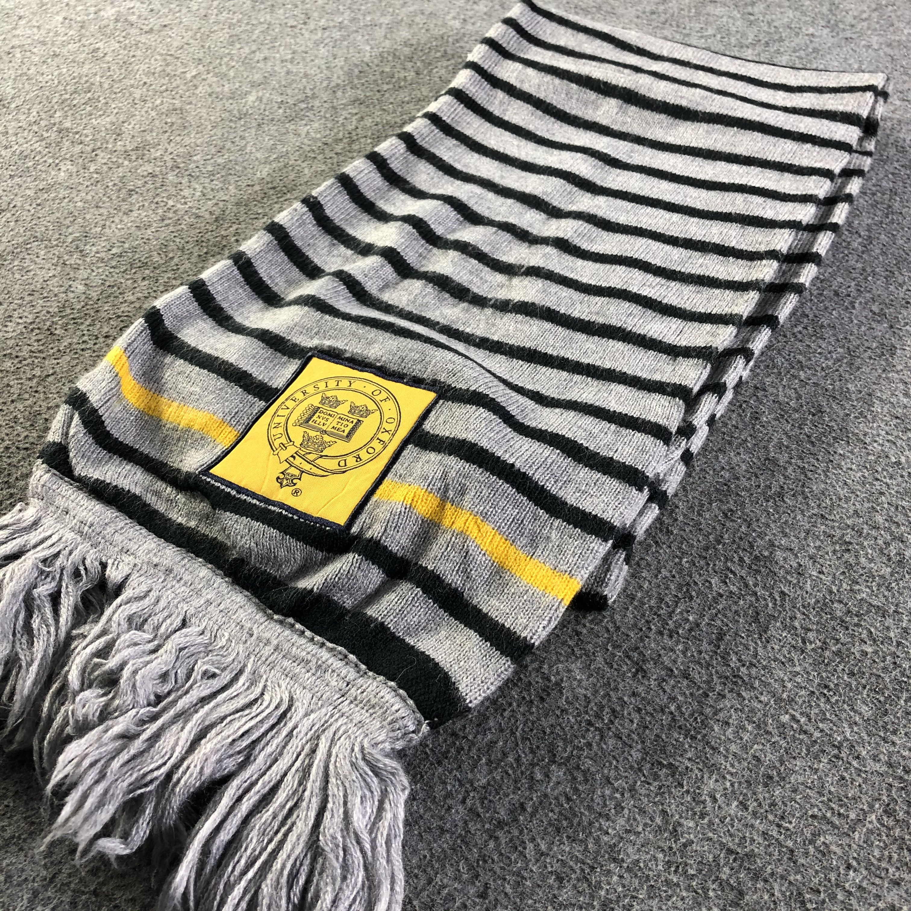Vintage University Of Oxford Scarf / Muffler / Neckwear P579 Size ONE SIZE - 4 Thumbnail