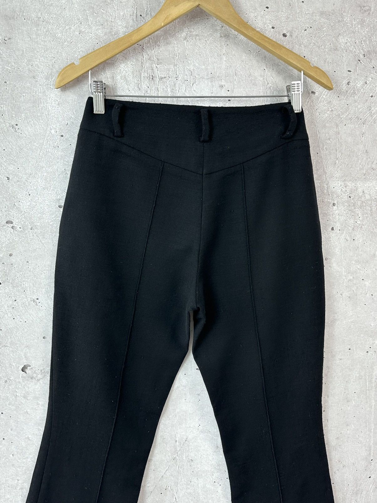 Annette Gortz Annette Gortz Black Cropped Zip Pocket Wool Women’s Pants Size 26" / US 2 / IT 38 - 11 Thumbnail