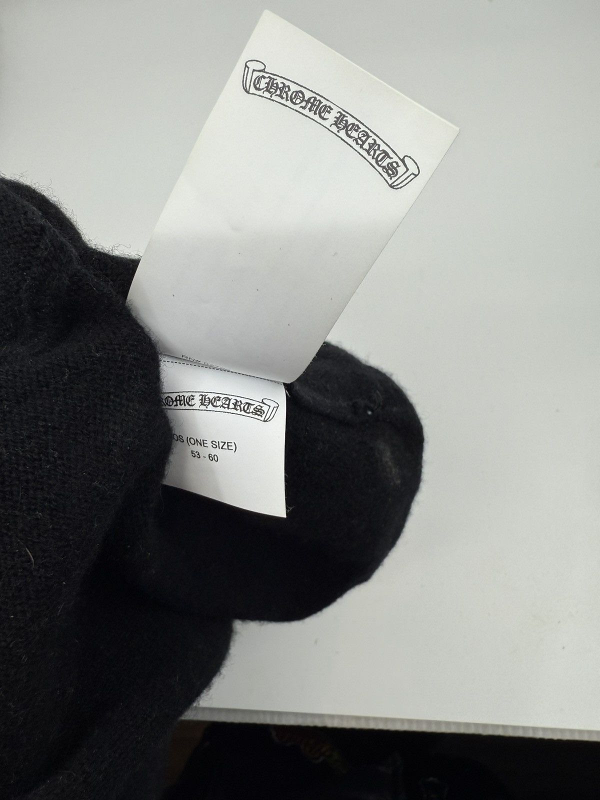 Chrome Hearts Crome Hearts Triple Cross Blue Beanie Size ONE SIZE - 6 Thumbnail