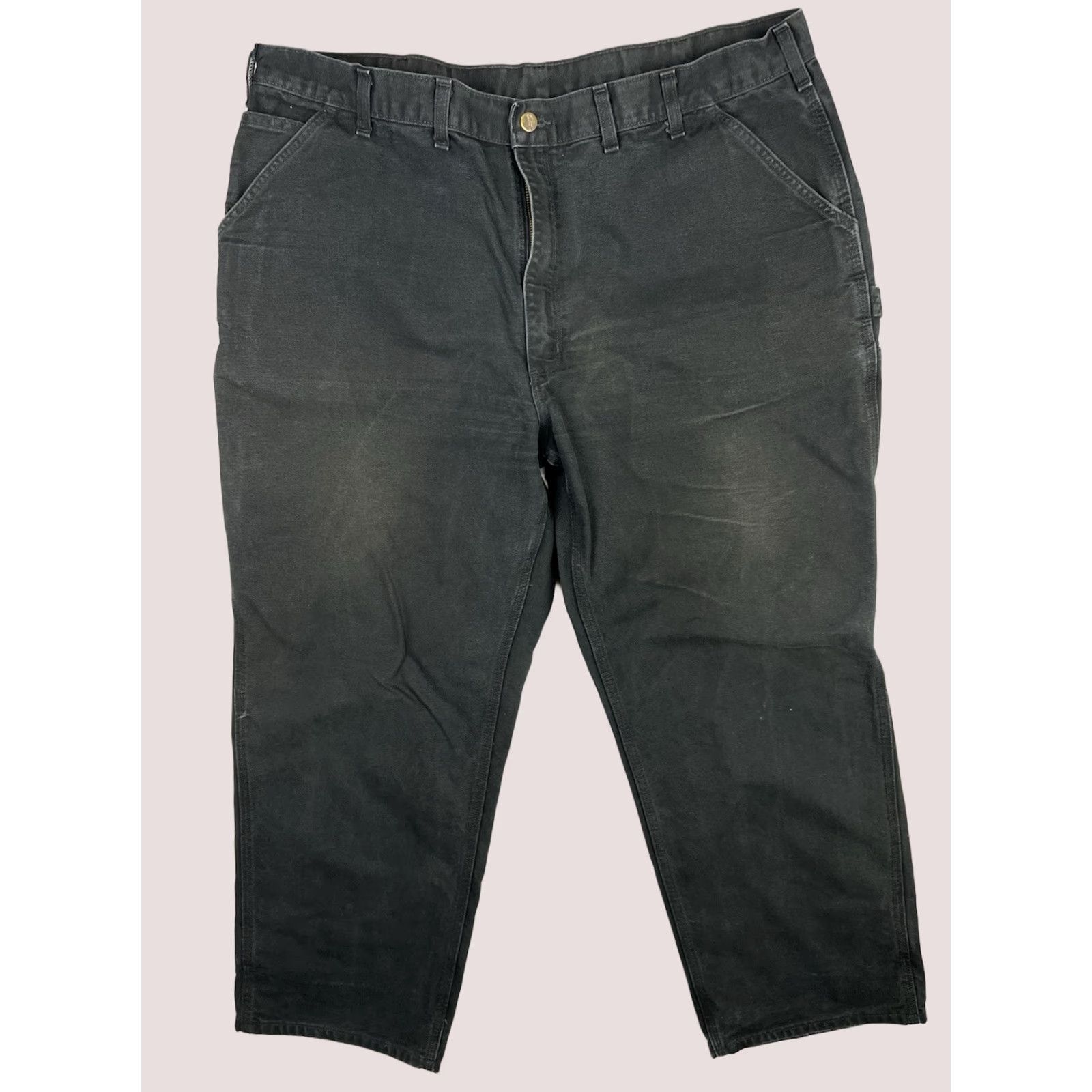 Carhartt Carhartt Pants Mens 44x32 Black Carpenter Relaxed Original Fit 5-Pocket Workwear Size 40 in Waist Inseam 31 in USA Logo Size US 44 / EU 60 - 1 Thumbnail