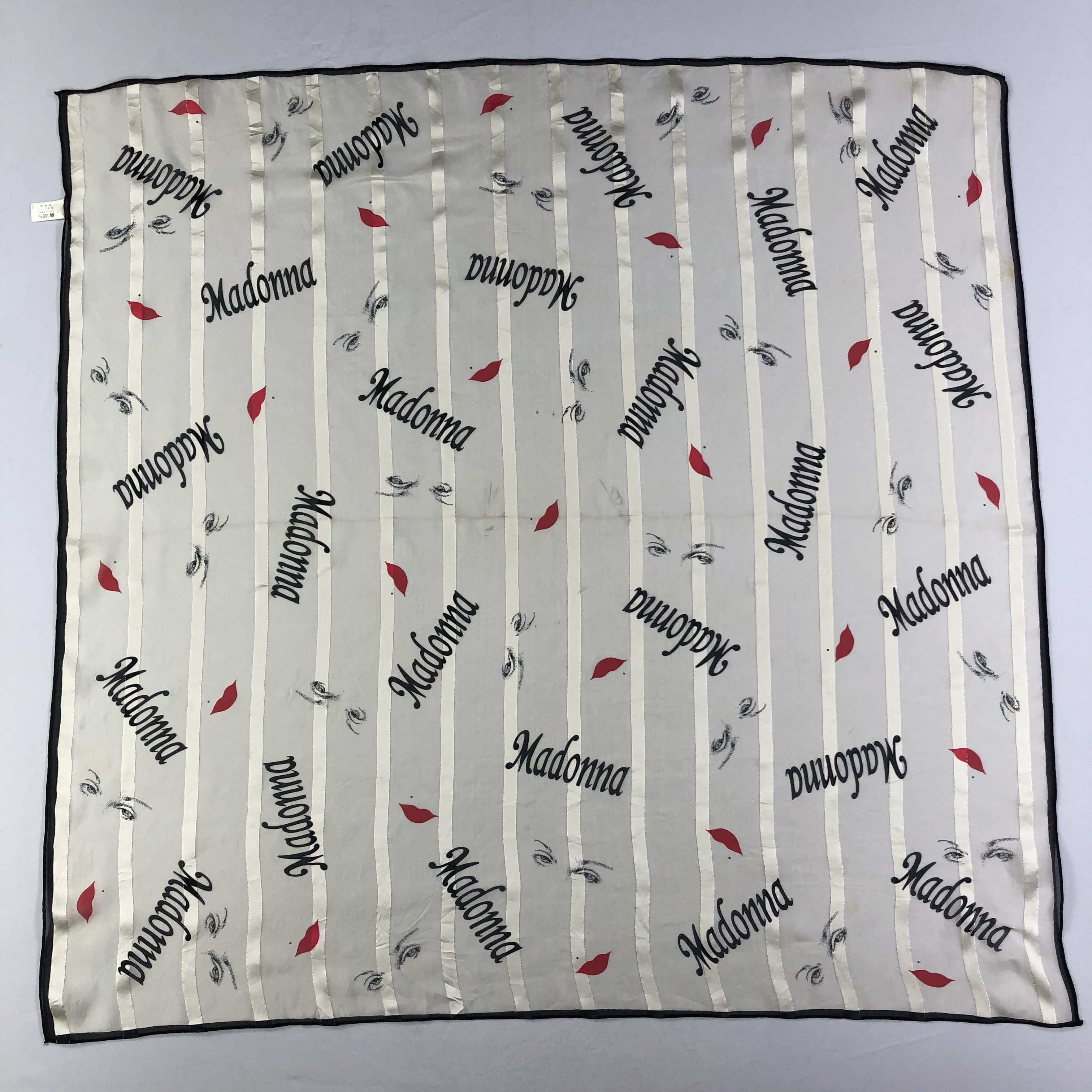 Vintage Vintage Madonna Silk Scarf Size ONE SIZE - 2 Thumbnail