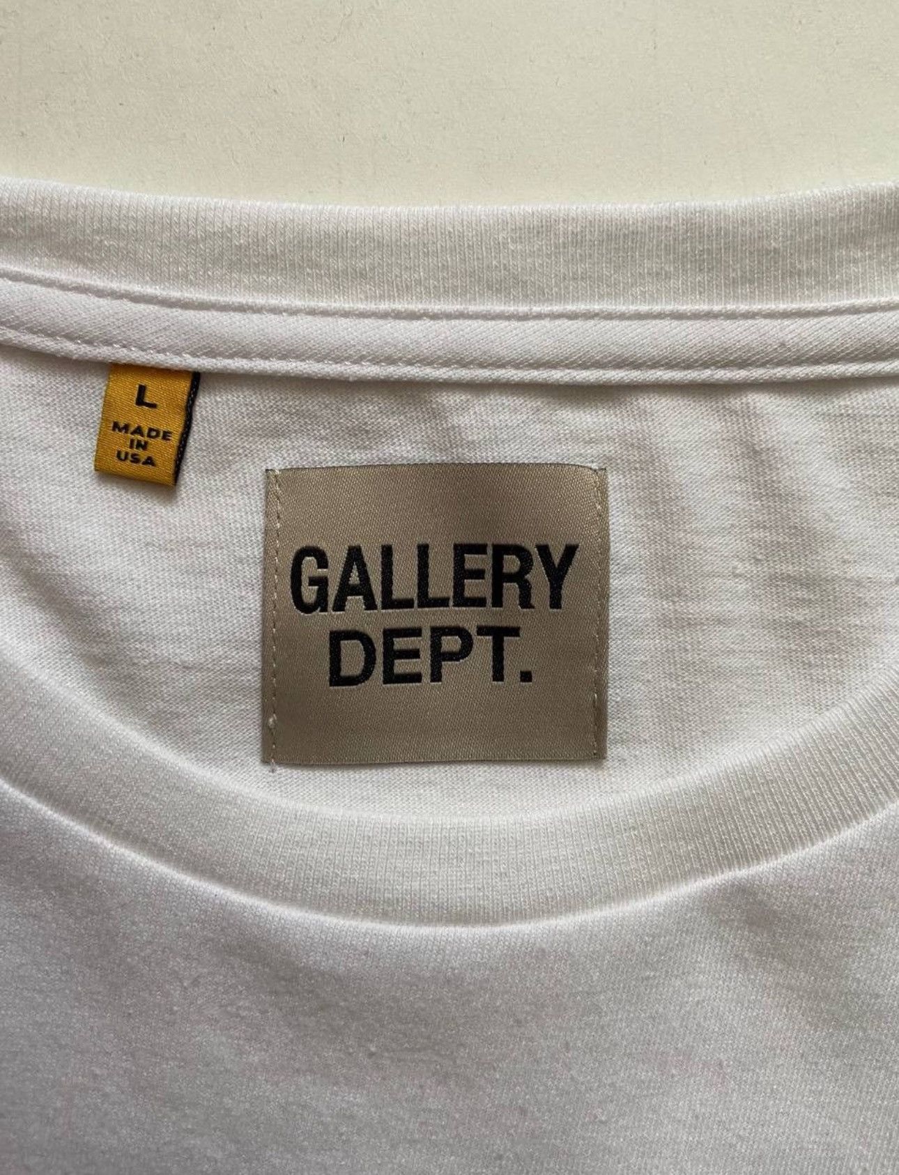 Gallery Dept. Gallery Dept Souvenir Tee White Size US M / EU 48-50 / 2 - 3 Thumbnail
