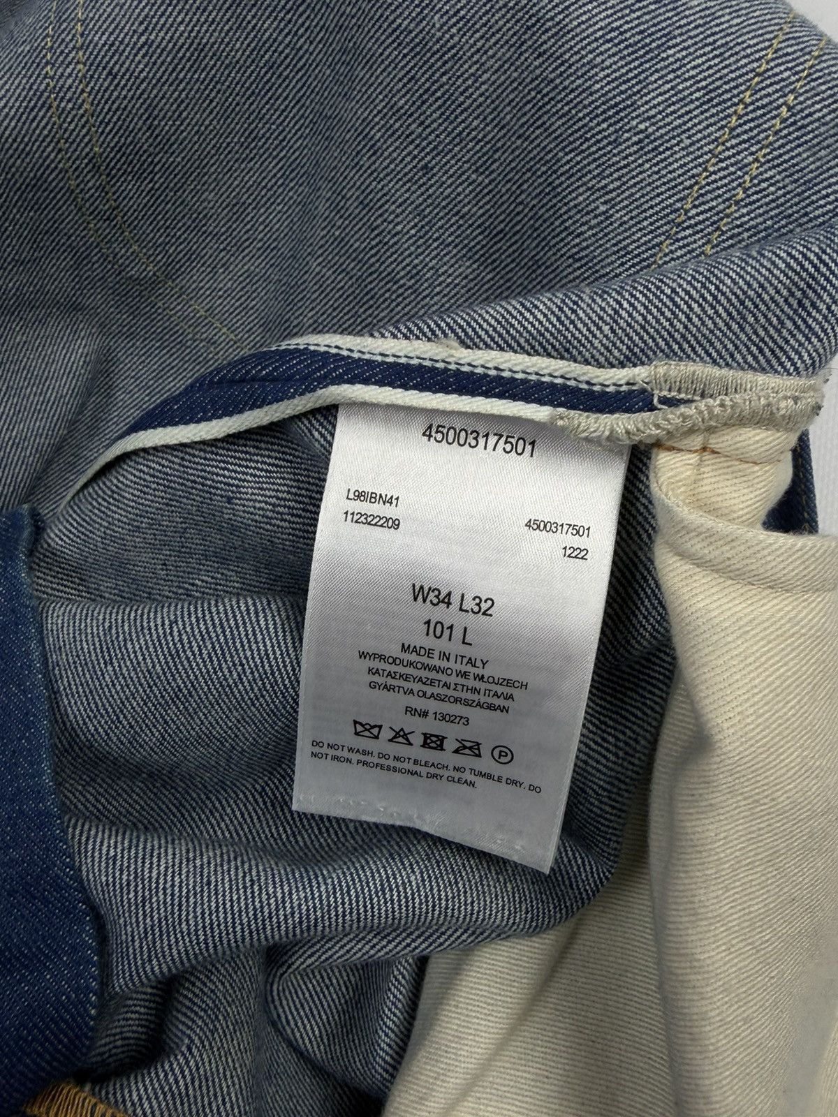 Lee Lee 101 Natural Indigo Jeans Japanese Selvedge Denim Blue L Size US 34 / EU 50 - 18 Thumbnail