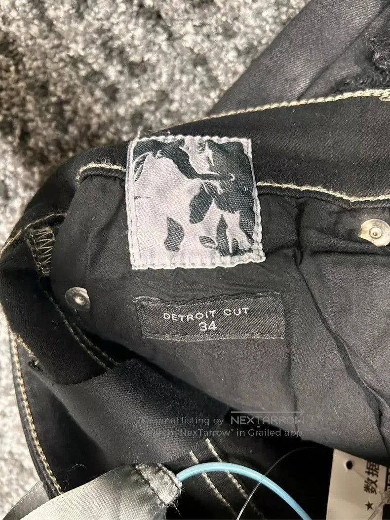 Rick Owens Rick Owens Distressed Black Jeans Size 34. Size US 34 / EU 50 - 4 Thumbnail