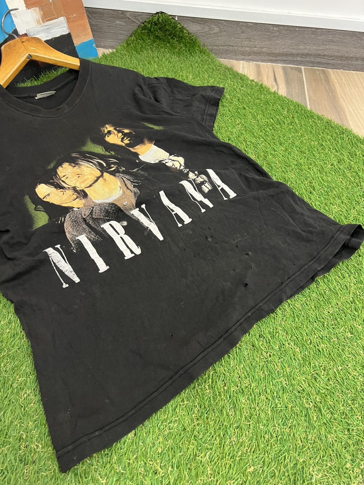 Nirvana × Vintage Kurt Cobain Nirvana Vintage T-shirt Size US M / EU 48-50 / 2 - 5 Thumbnail