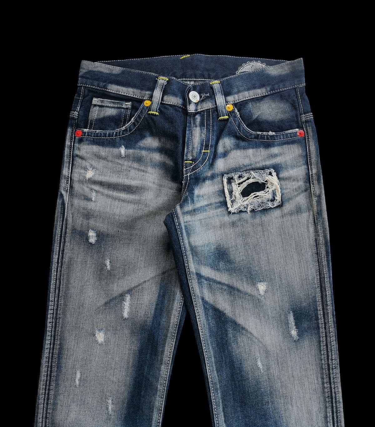 Tornado Mart Edwin vienus whiskering jeans Size 29" - 5 Thumbnail