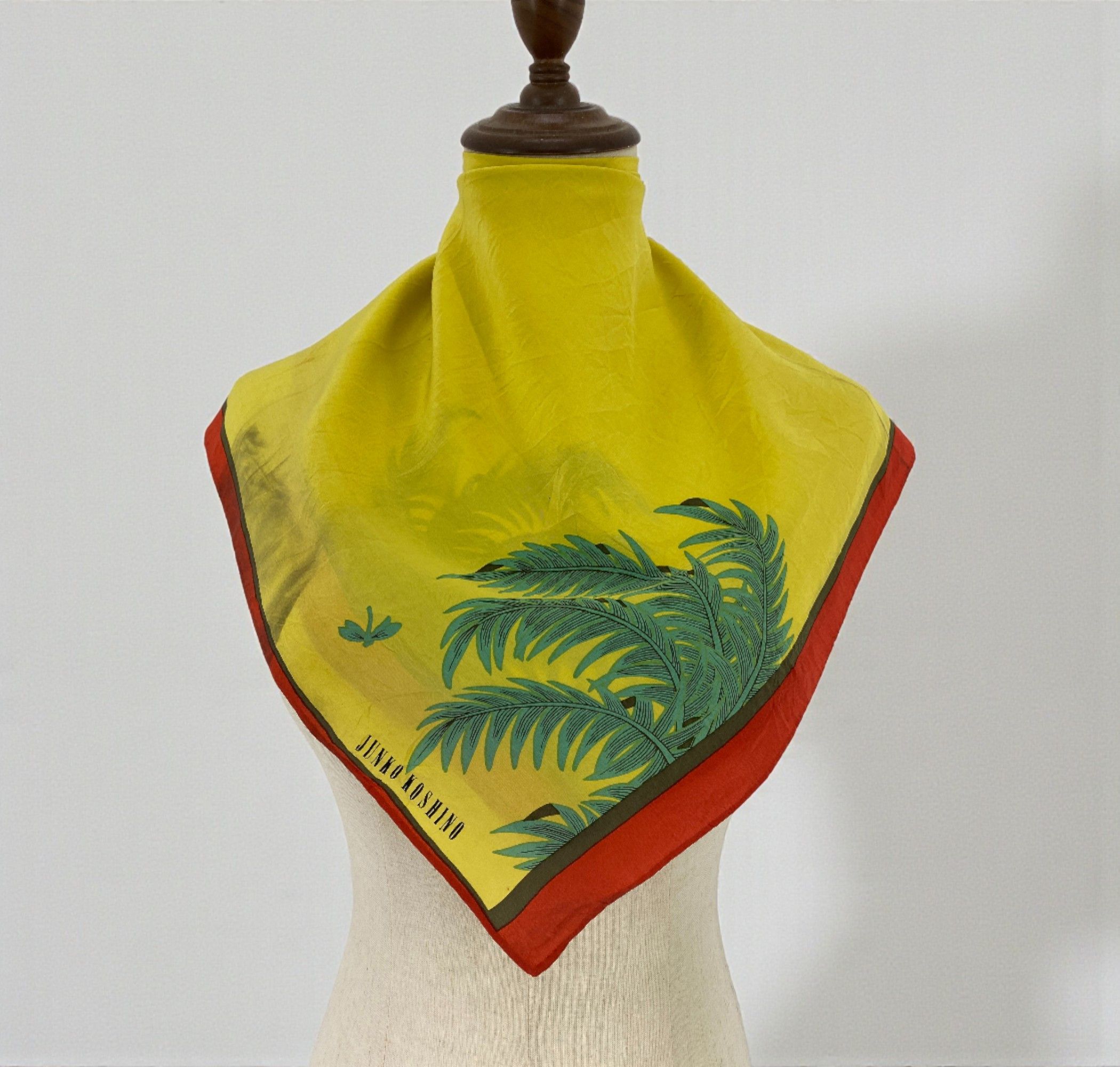 Other Vintage Junko Koshino Silk Scarf / Silk Shawl SN0273 Size ONE SIZE - 1 Thumbnail