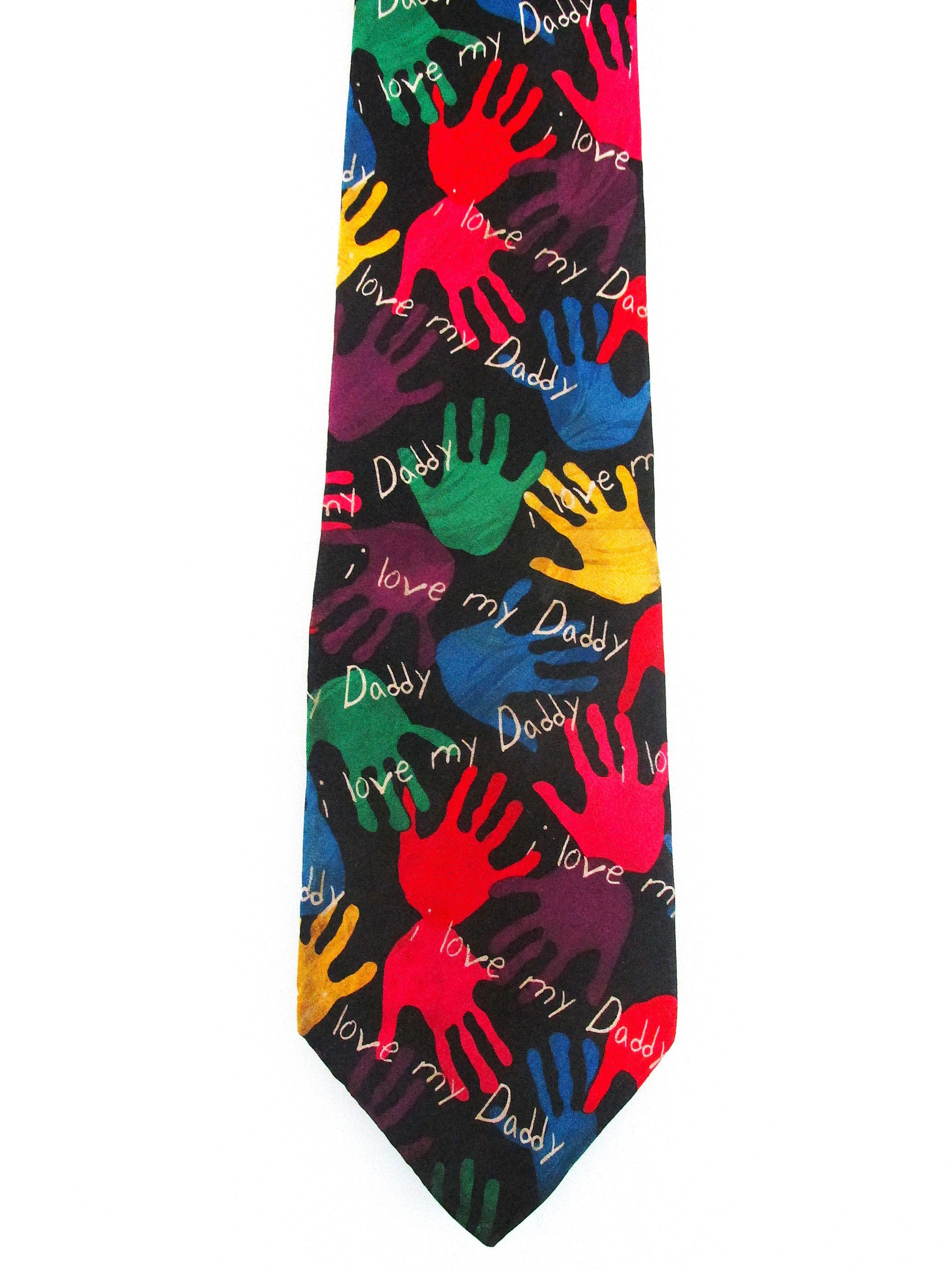 Ralph Marlin I Love My Daddy Men's Silk Tie by Ralph Marlin Size ONE SIZE - 2 Thumbnail