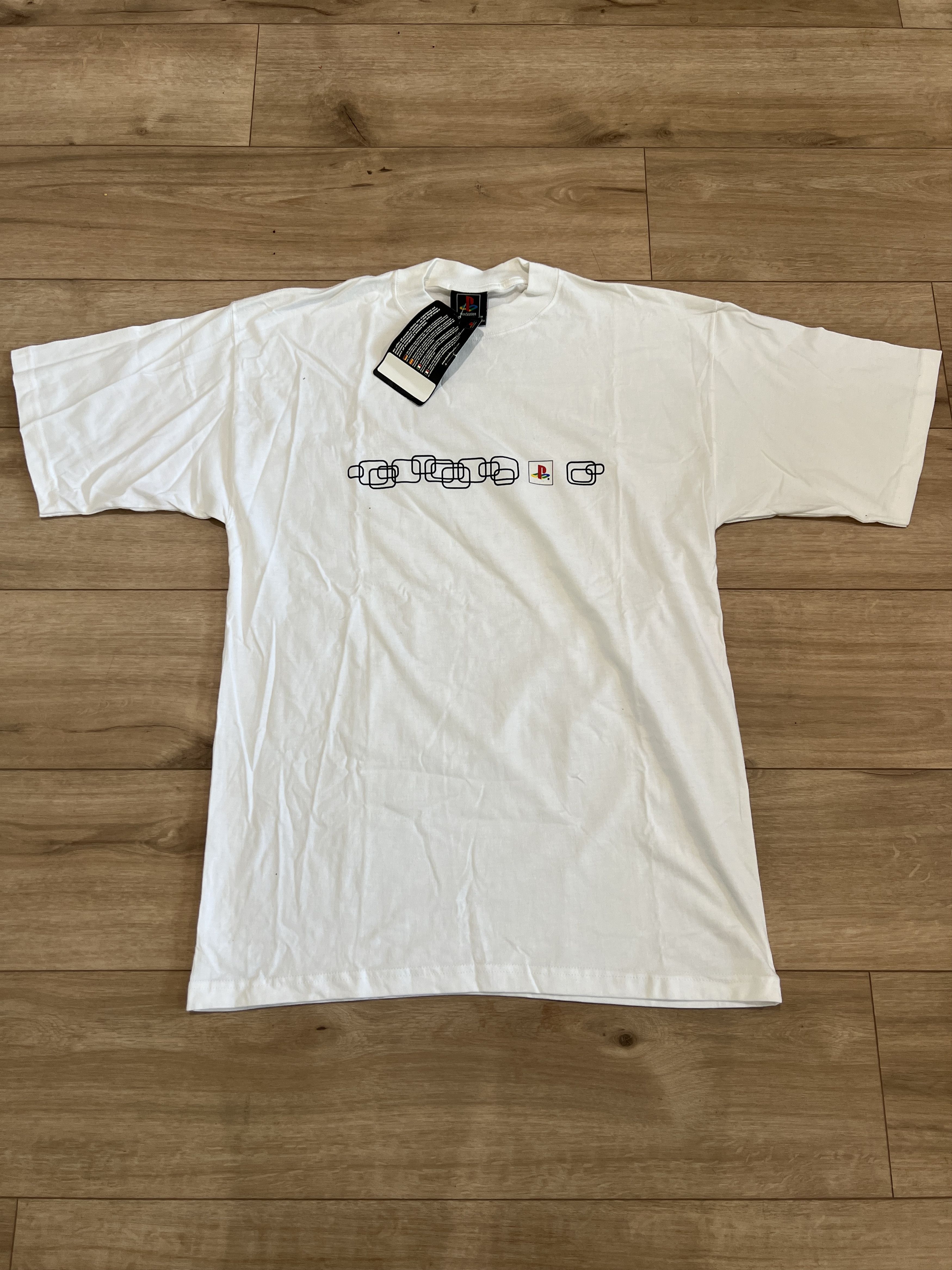 Playstation NWT Vintage PlayStation 1 White EU T-Shirt - Size XL Size US XL / EU 56 / 4 - 1 Thumbnail