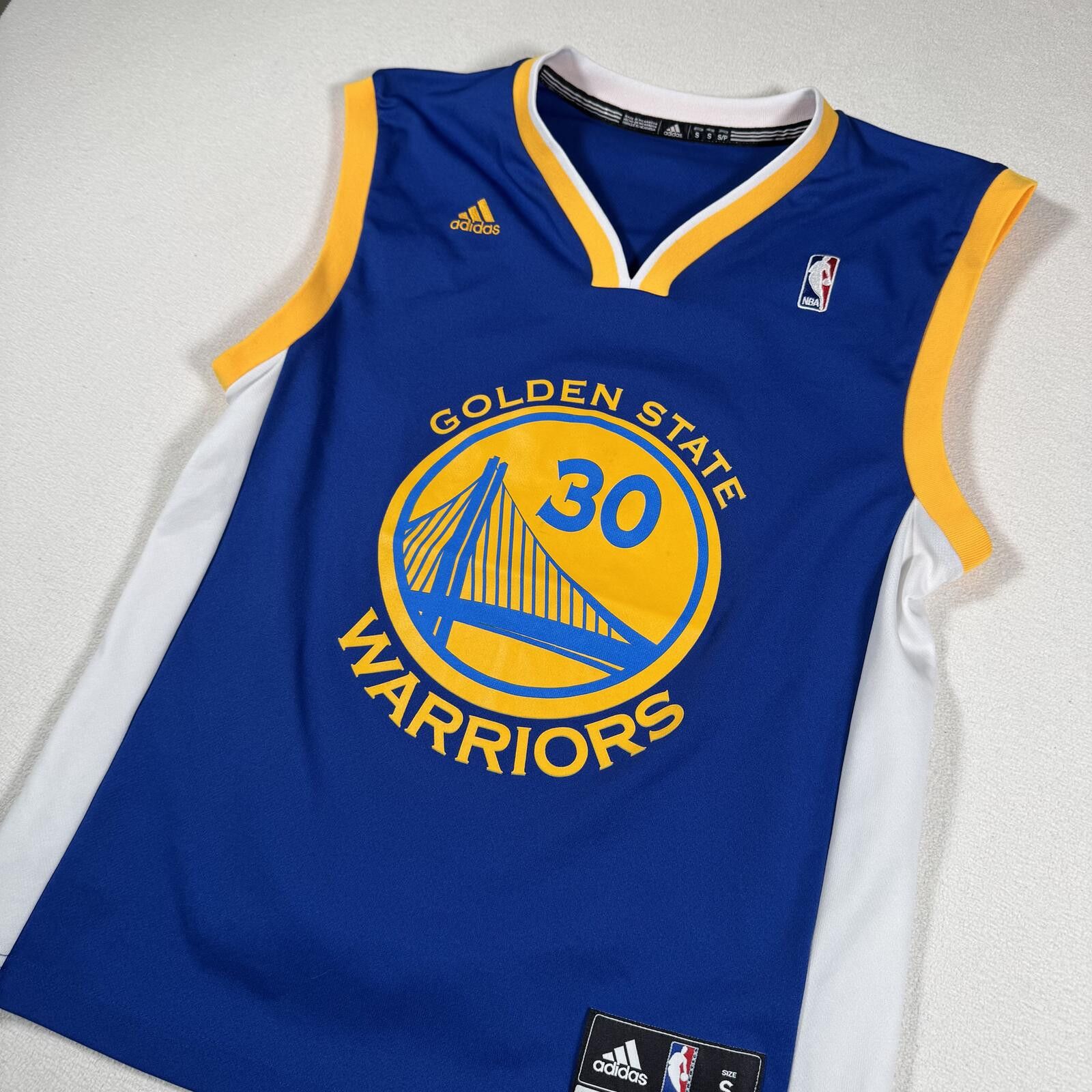 Adidas Golden State Warriors Steph Curry Adidas NBA Jersey Size US S / EU 44-46 / 1 - 7 Thumbnail