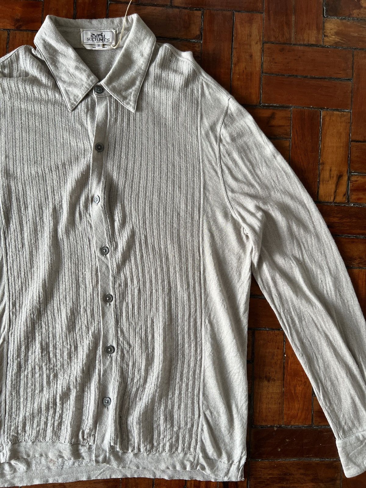 Hermes Hermes linen shirt Size US M / EU 48-50 / 2 - 13 Thumbnail
