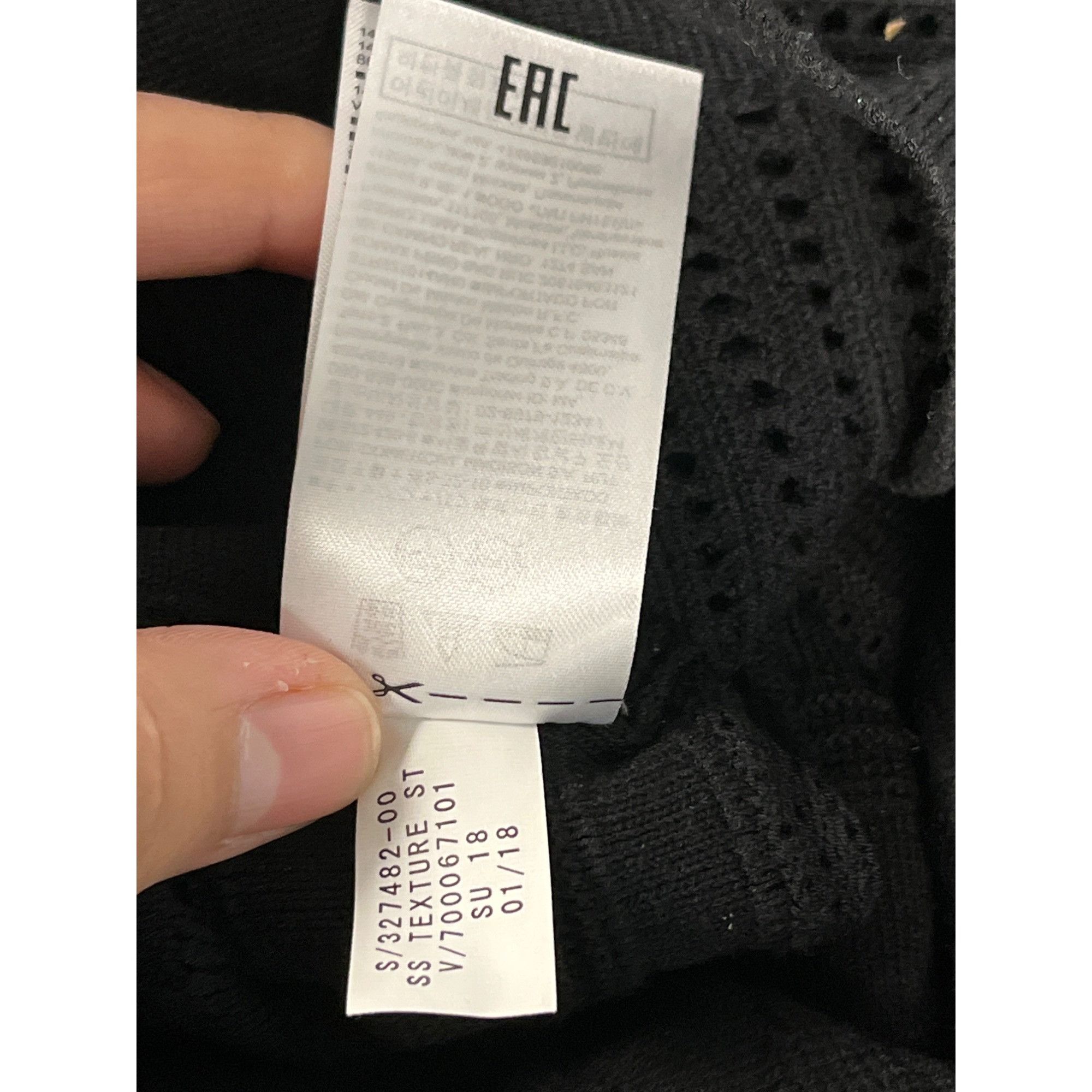 Banana Republic Banana Republic SKU 7650 Black Short Sleeve Knit Dress Size Size L / US 10 / IT 46 - 10 Thumbnail