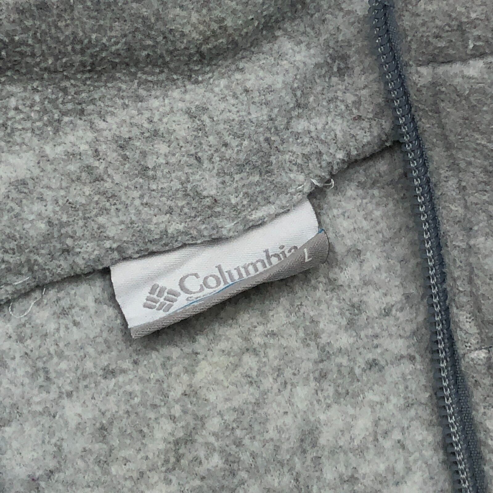 Columbia columbia womens gray fleece full zip jacket sweater large L Size L / US 10 / IT 46 - 3 Thumbnail