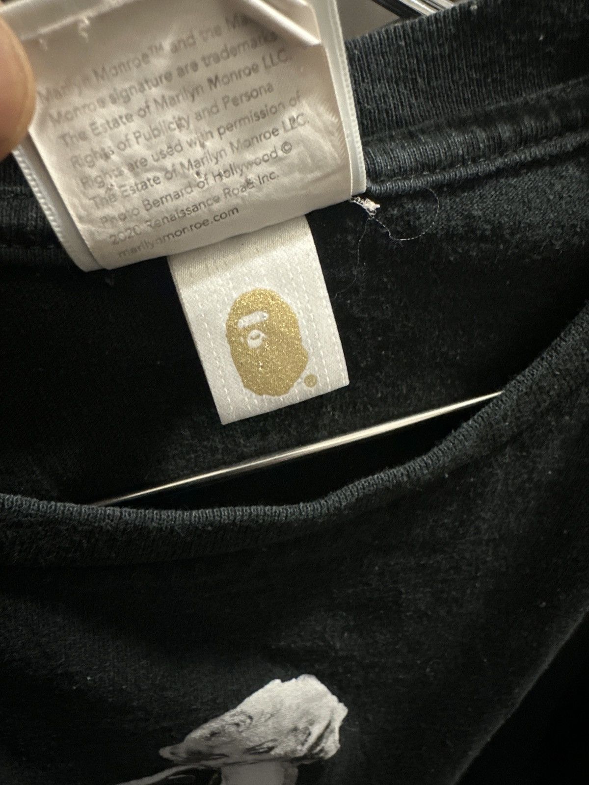 Bape BAPE A BATHING APE x Marilyn Monroe Tee Size US L / EU 52-54 / 3 - 10 Thumbnail