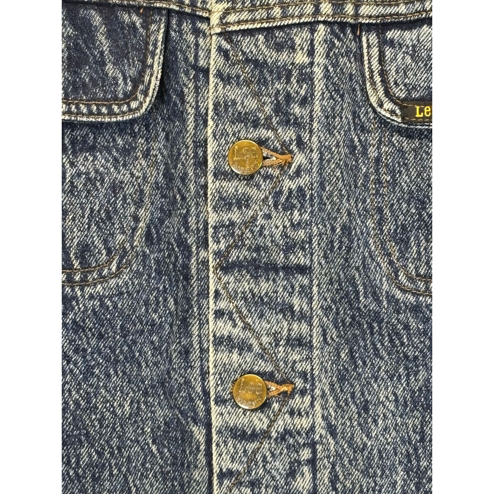 Lee Lee Denim Trucker Jacket Men’s Large Classic 4 Pocket Jacket Size US L / EU 52-54 / 3 - 13 Thumbnail