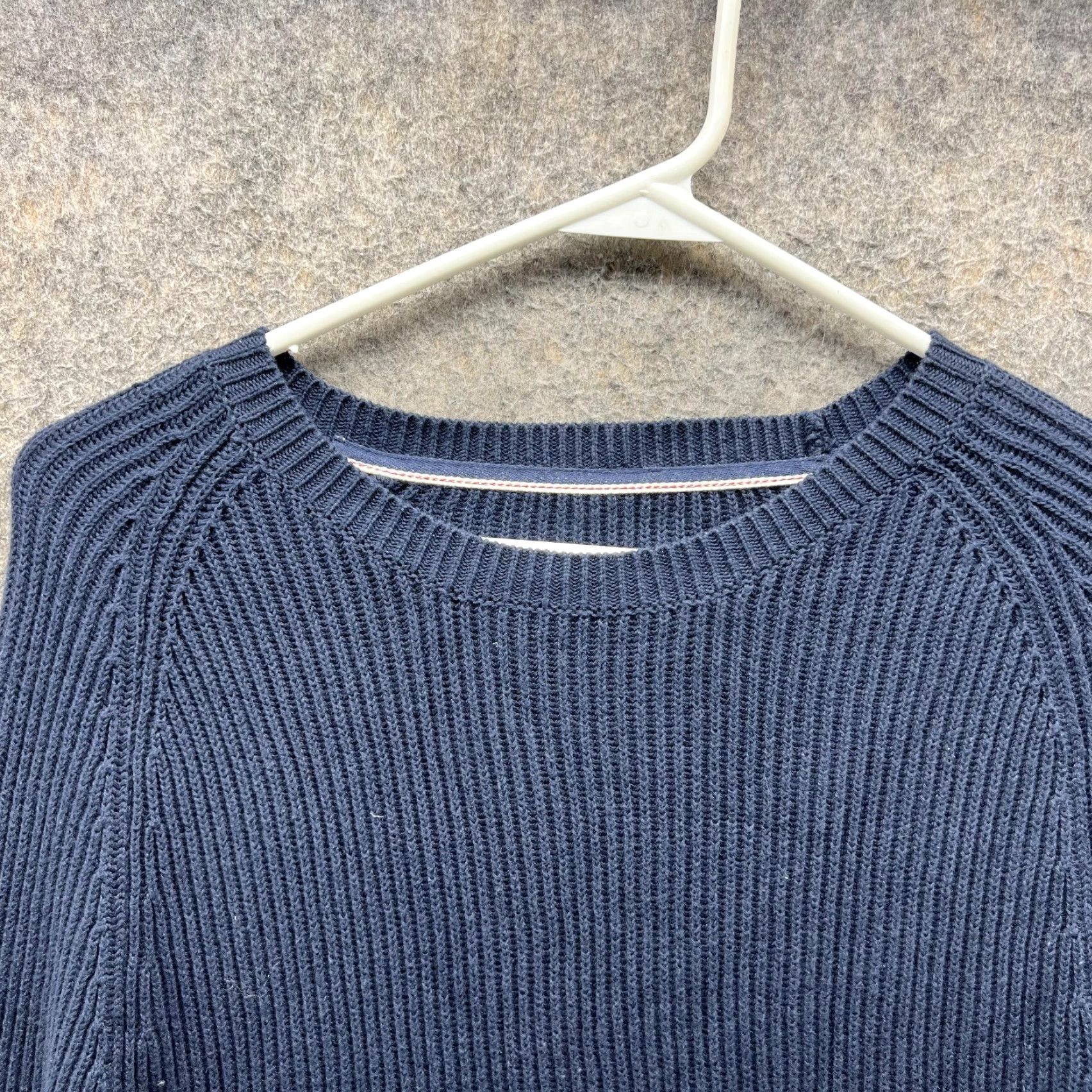 Levi's VINTAGE Levi's Sweater Men Medium Blue Navy Pullover Crewneck Knit Knitwear Long Sleeve Crew Neck All Seasons Logo Size US M / EU 48-50 / 2 - 5 Thumbnail