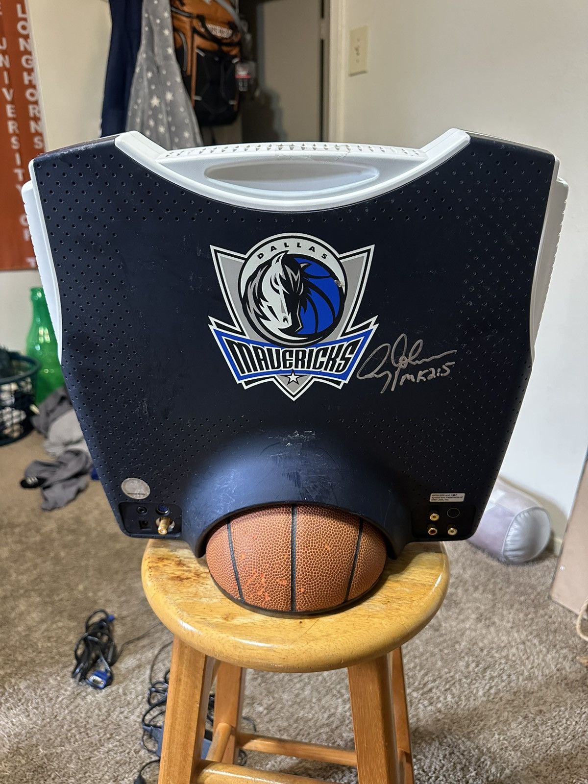 NBA Vintage NBA Dallas Mavericks Hannspree 15 inch tv A. Johnson Size US L / EU 52-54 / 3 - 6 Thumbnail
