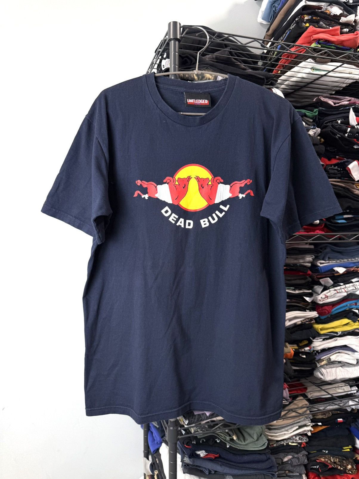 Red Bull Vintage Red Bull Dead Bull Humor Racing T Shirt Monster Size US L / EU 52-54 / 3 - 1 Thumbnail