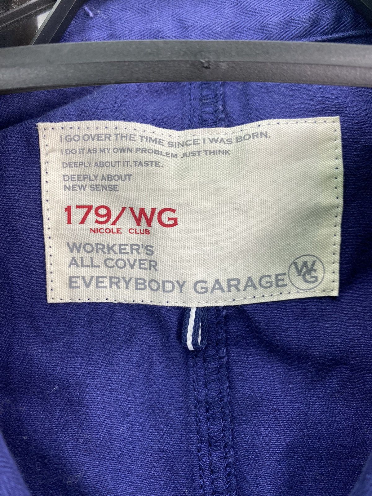 Japanese Brand × Nicole Club WG label similar like Engineered Garment work coat jacket Size US M / EU 48-50 / 2 - 5 Thumbnail