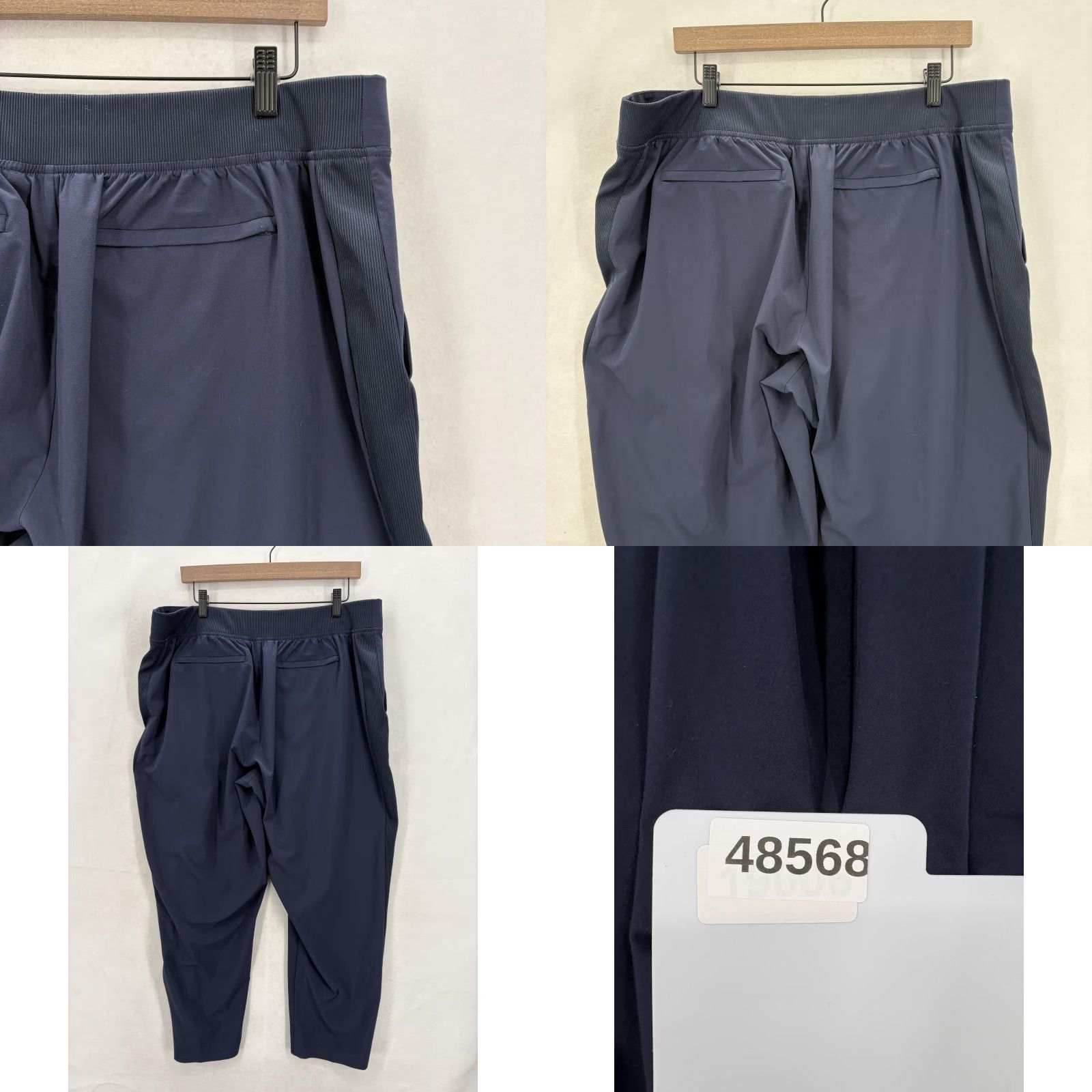 Athleta Athleta Brooklyn Ankle Pants Womens 18 Blue Tapered Stretch Pockets Travel Gym Size 40" / US 18 - 9 Thumbnail